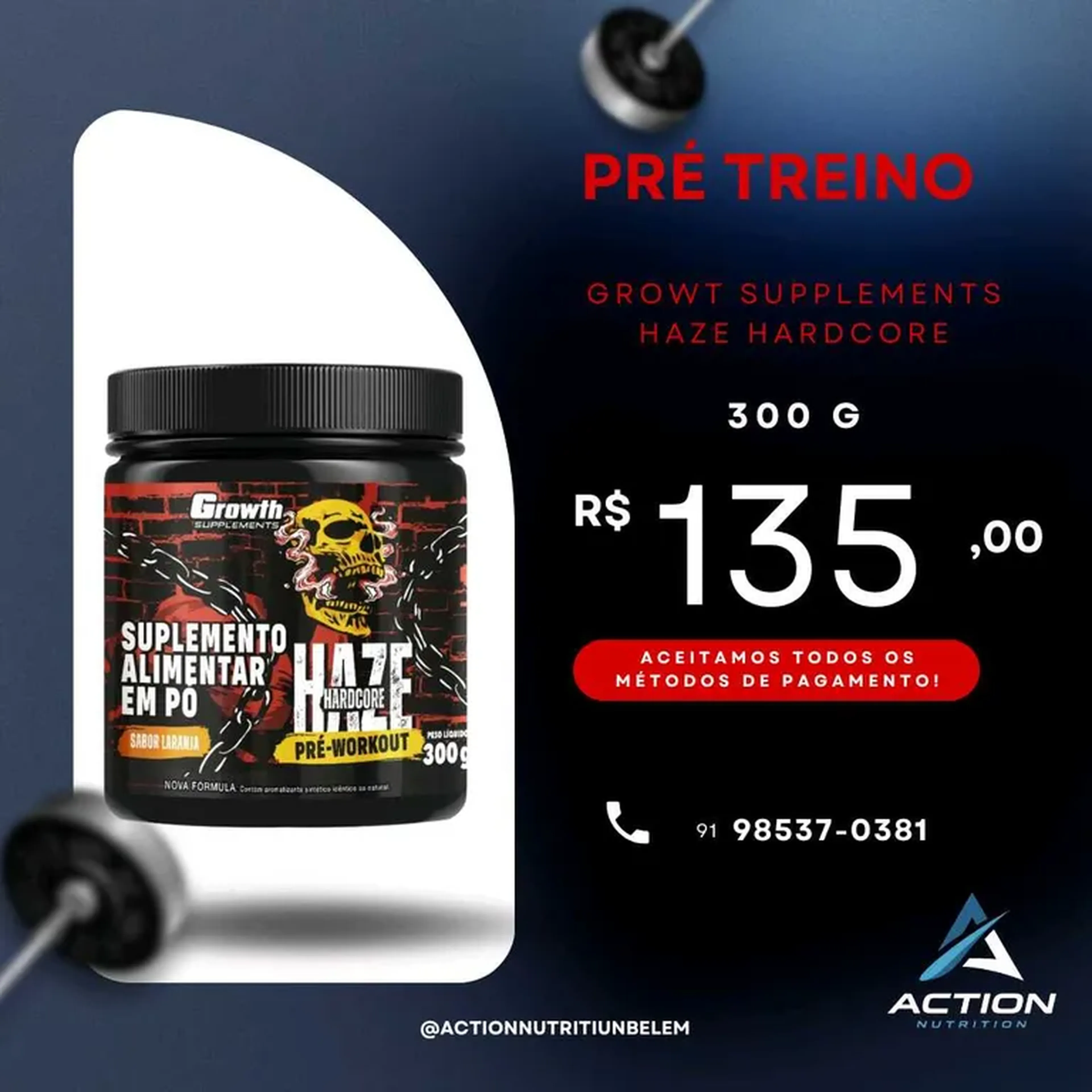 Pré treino haze Hadcore imagem