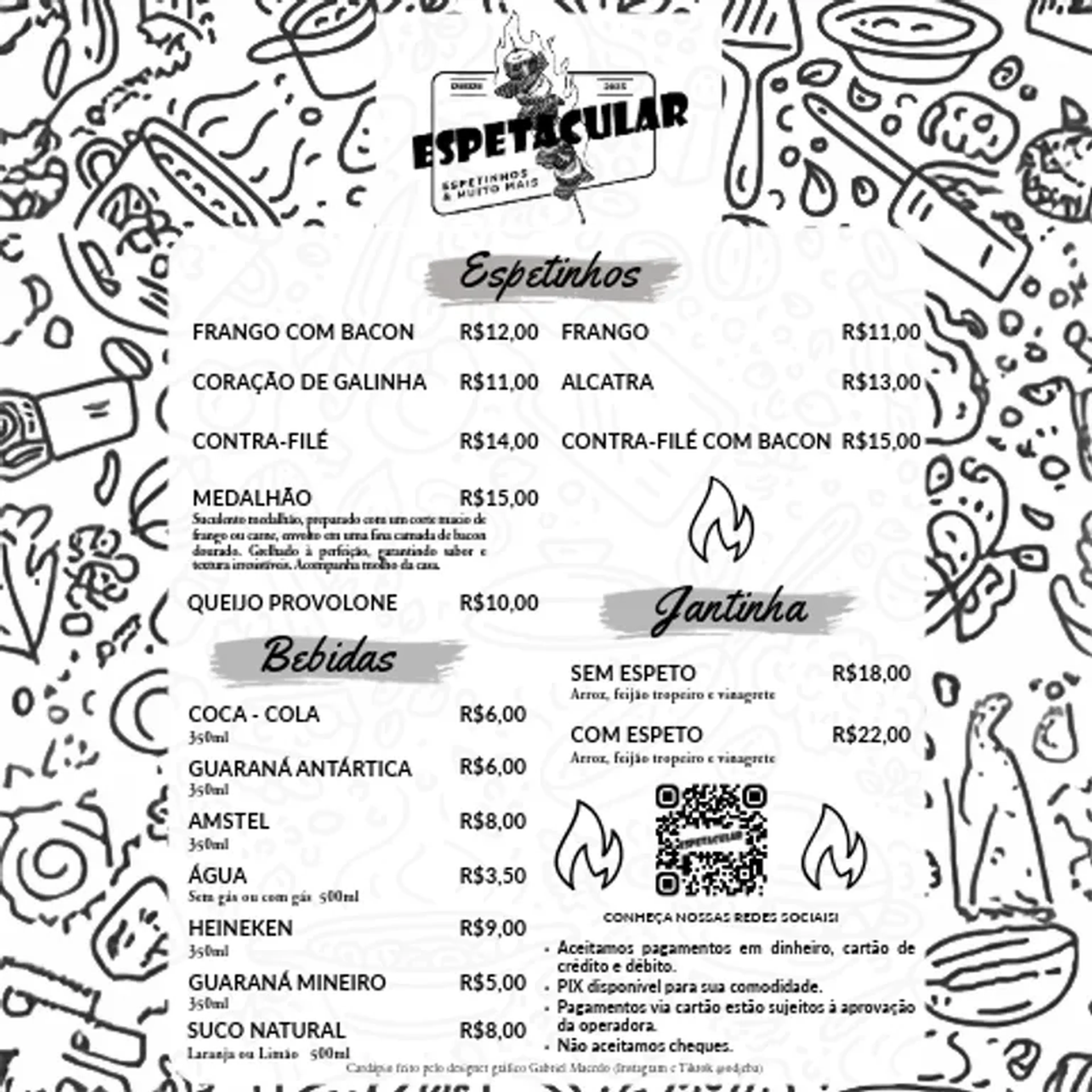Criação de Cardápio (Digital ou para Impressão) imagem