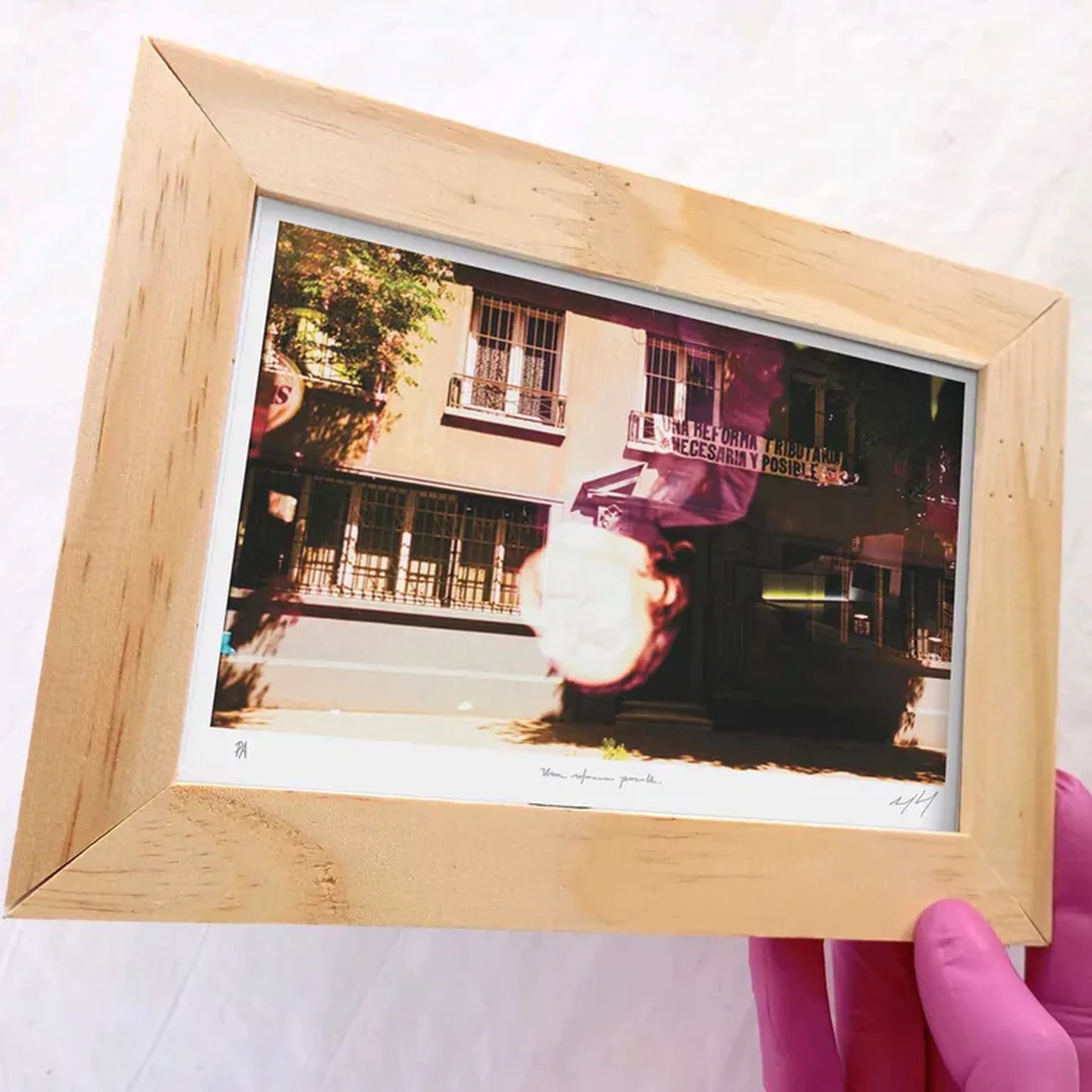 Palávoras - Una reforma - 10x15 cm moldura plana imagem