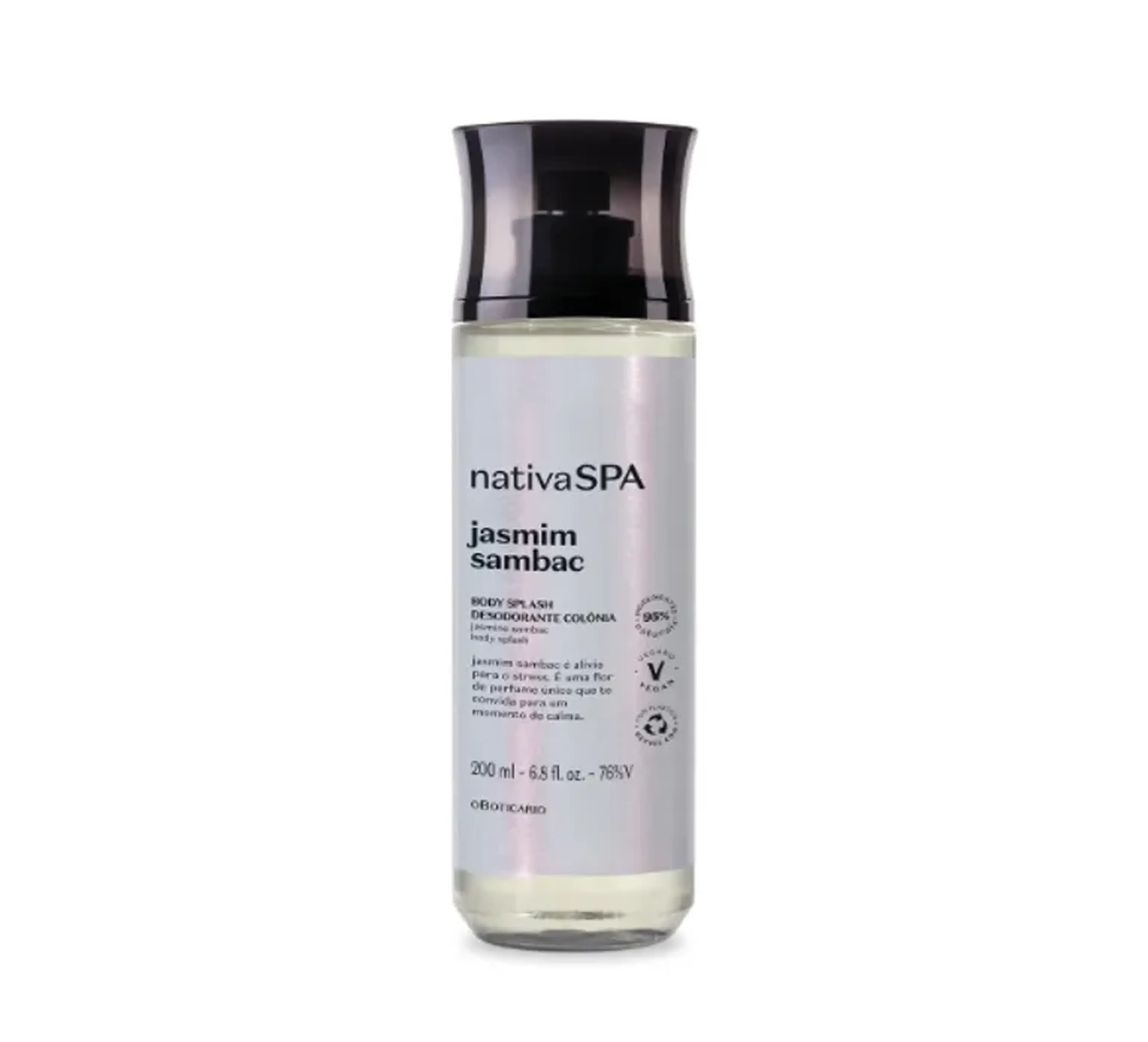 Body Splash Desodorante Colônia Nativa SPA Jasmim Sambac 200ml imagem