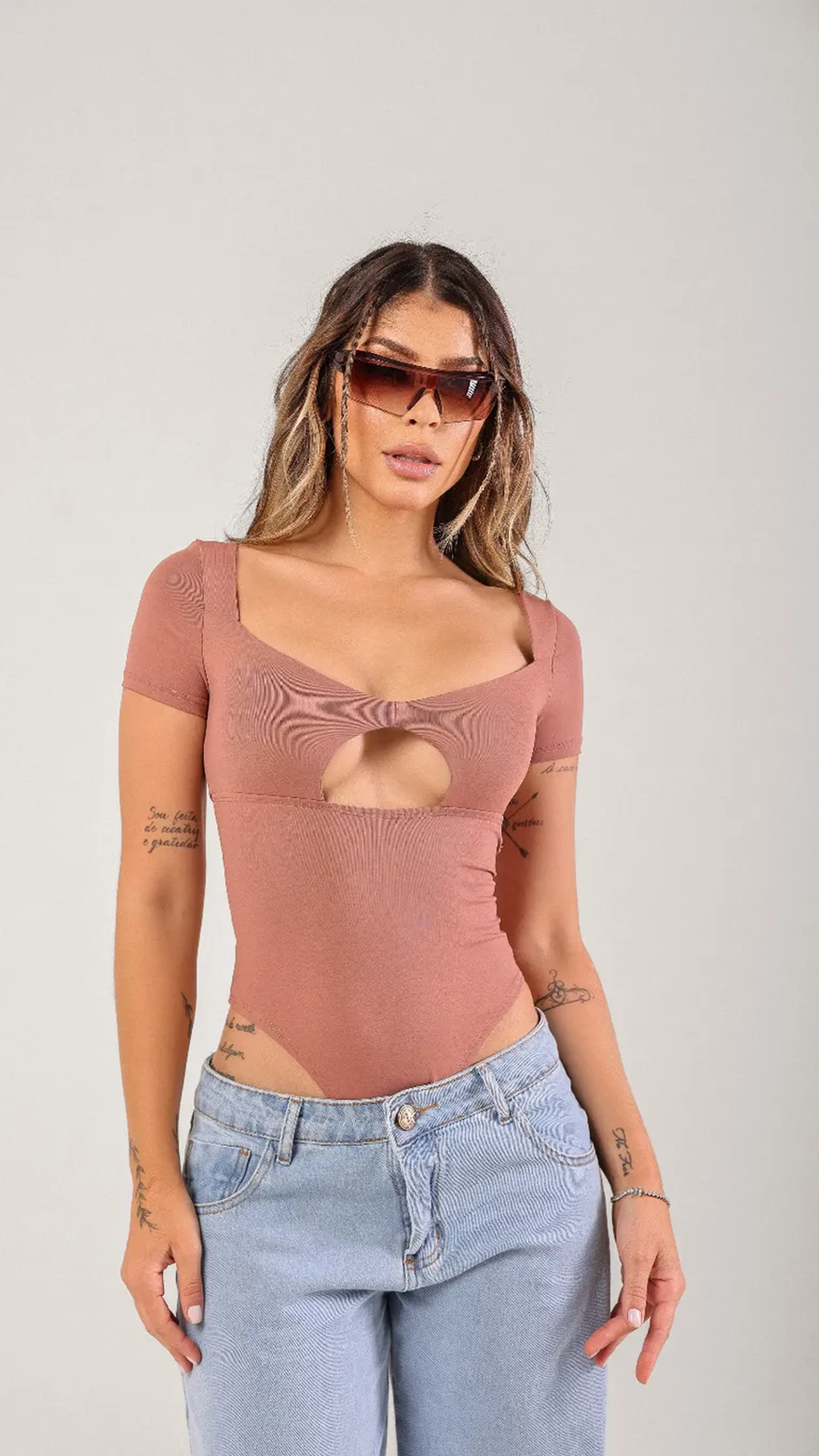 Body Isaura Marrom imagem