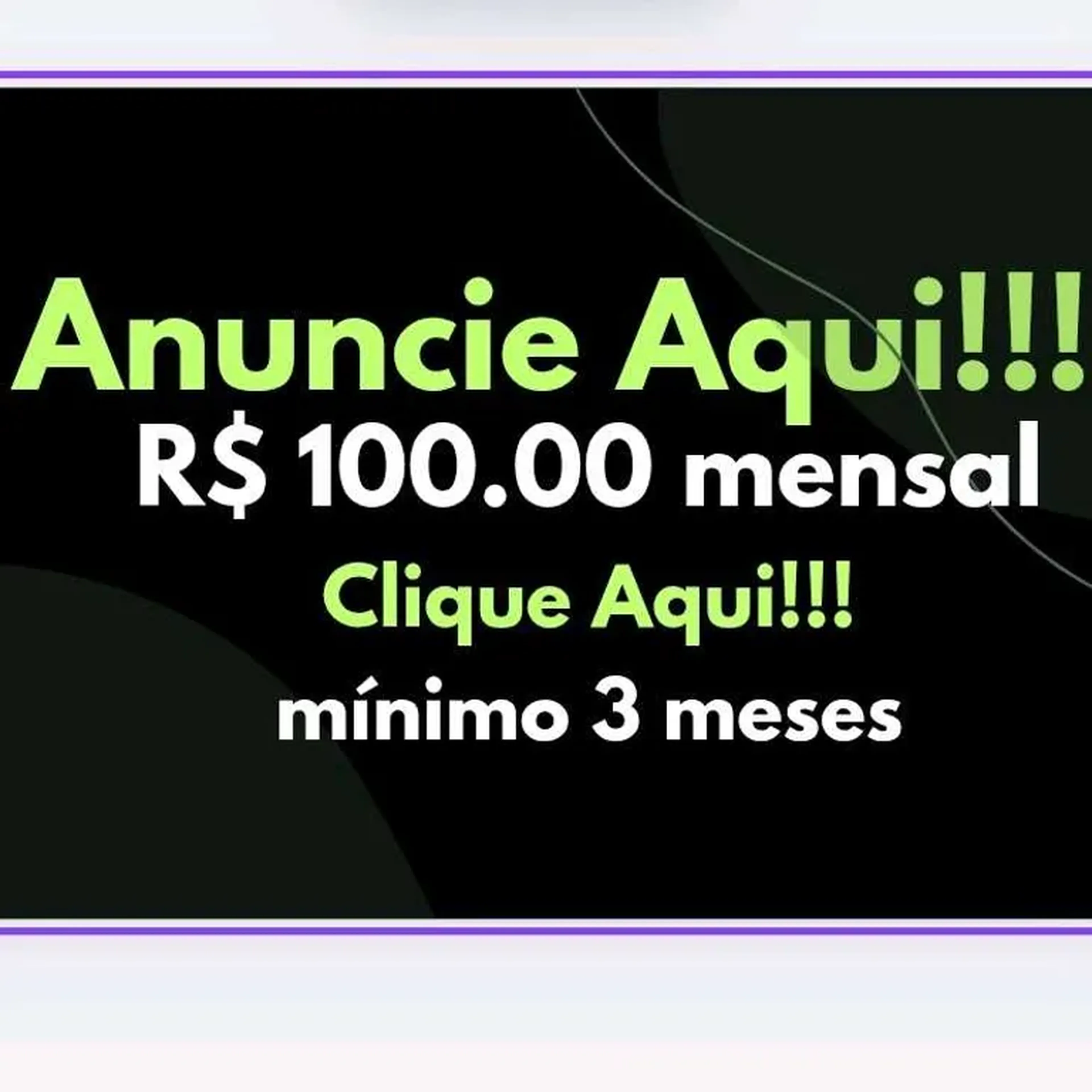 Anúncio mensal referente a 3 meses a partir da data do pagamento imagem