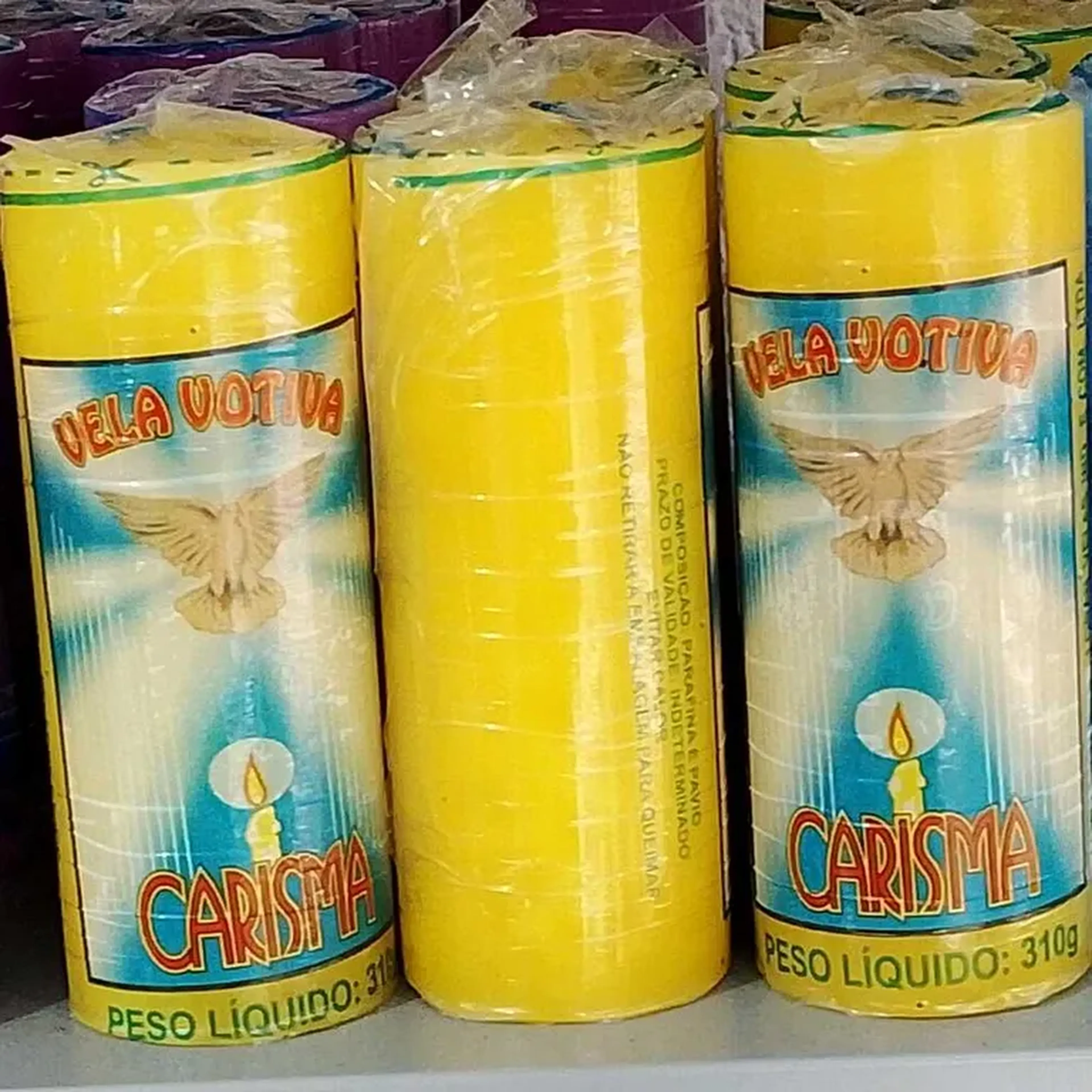 vela amarela 310g 8 d imagem