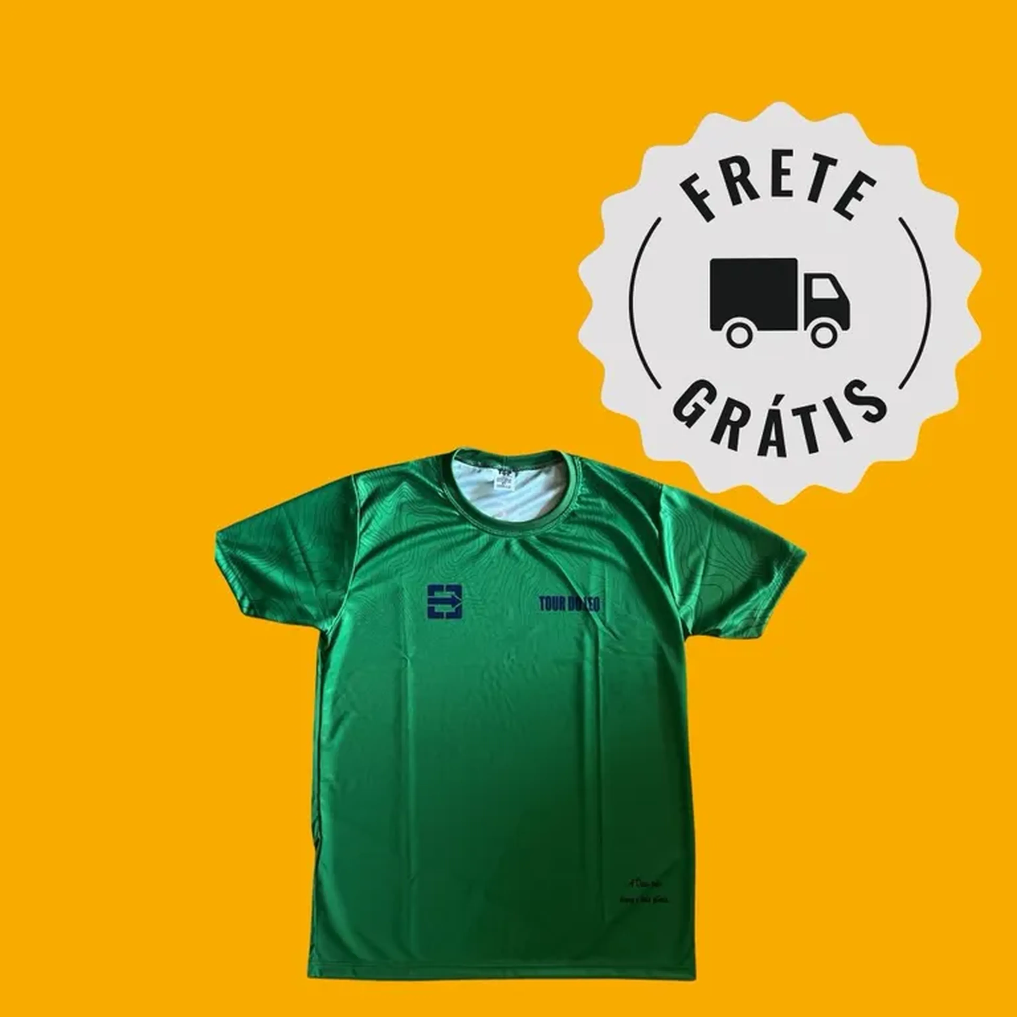 camisa casual Tour do Leo verde imagem