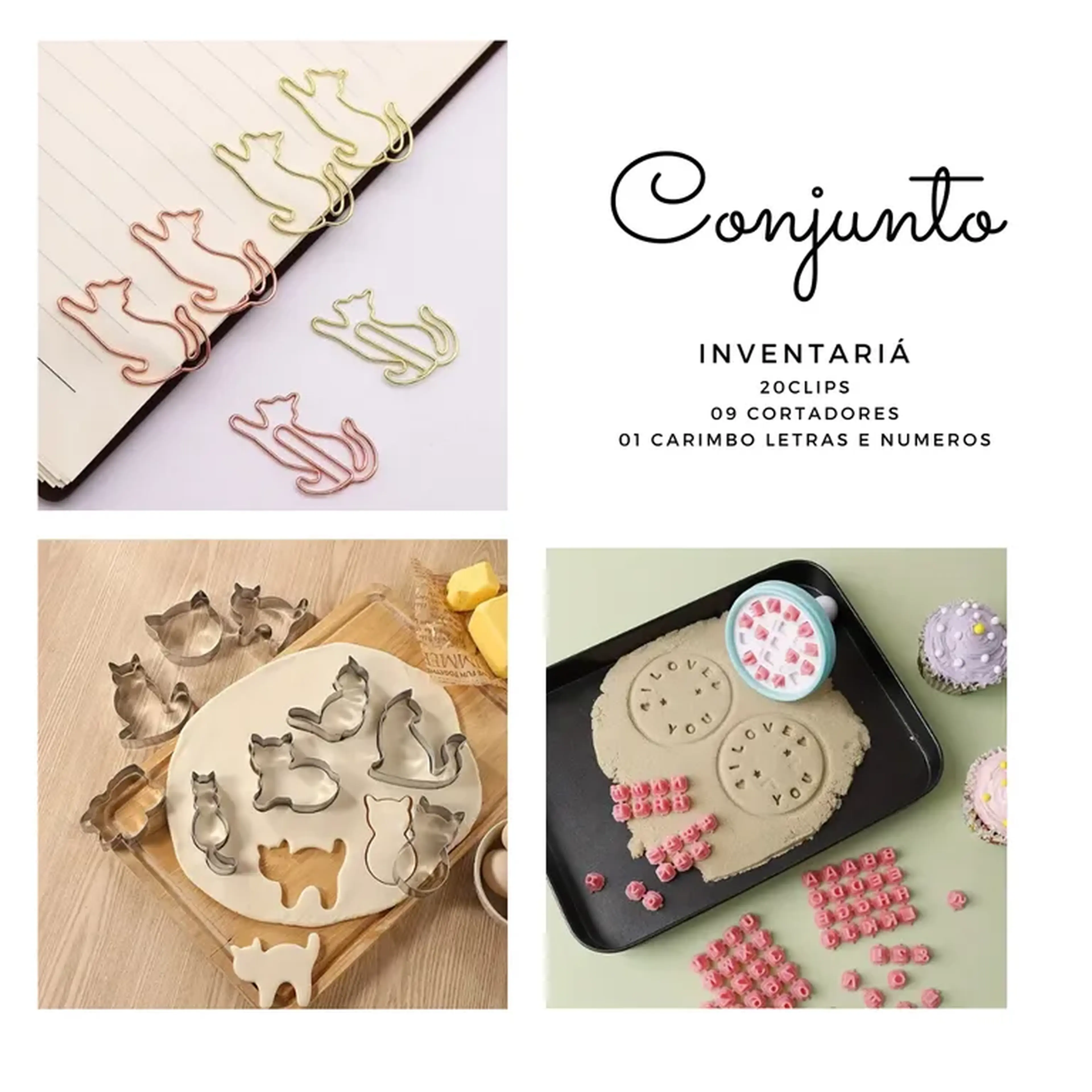 Conjunto Inventariá - 30 itens - Cod.: NJY0680 imagem
