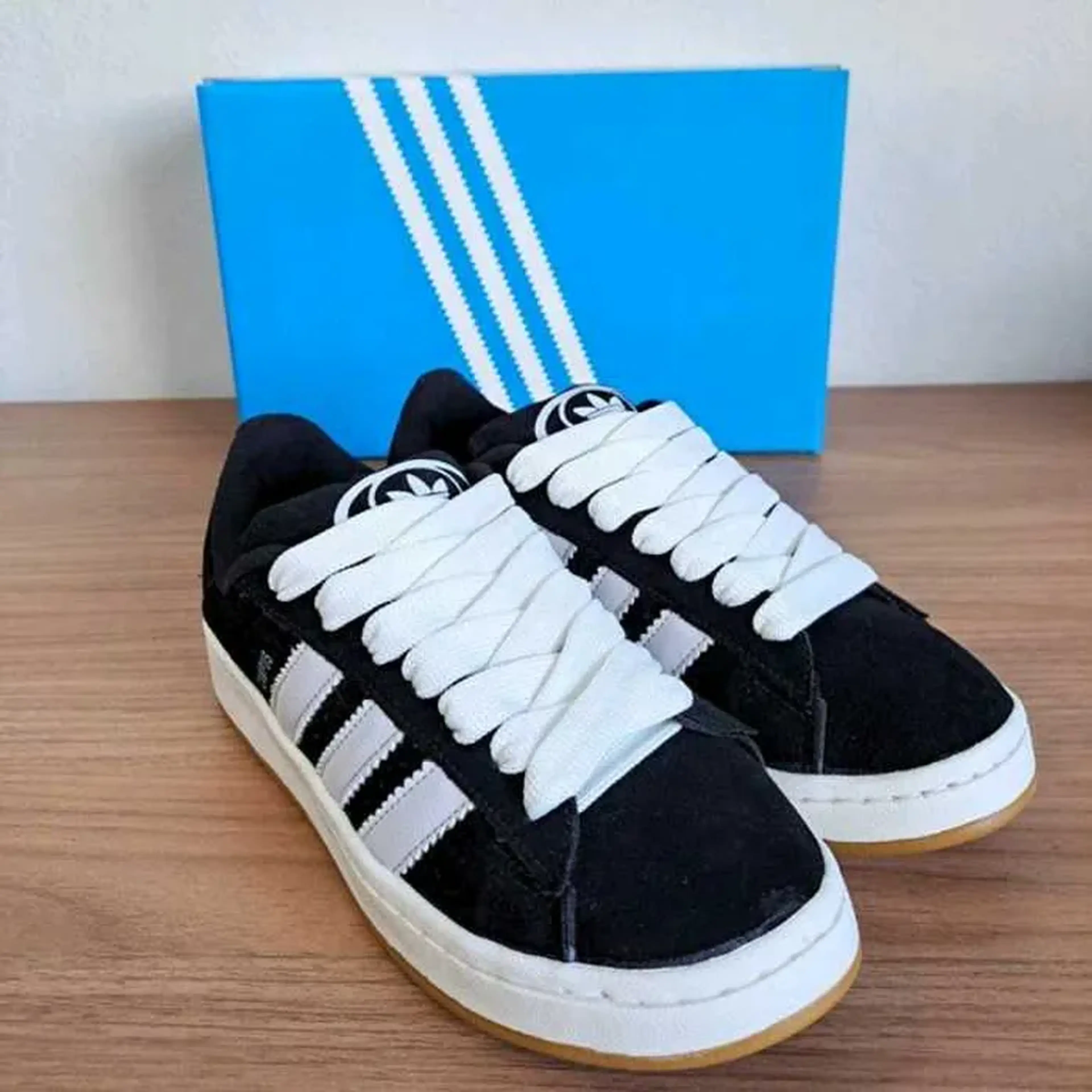 Adidas Campus Preto Branco imagem