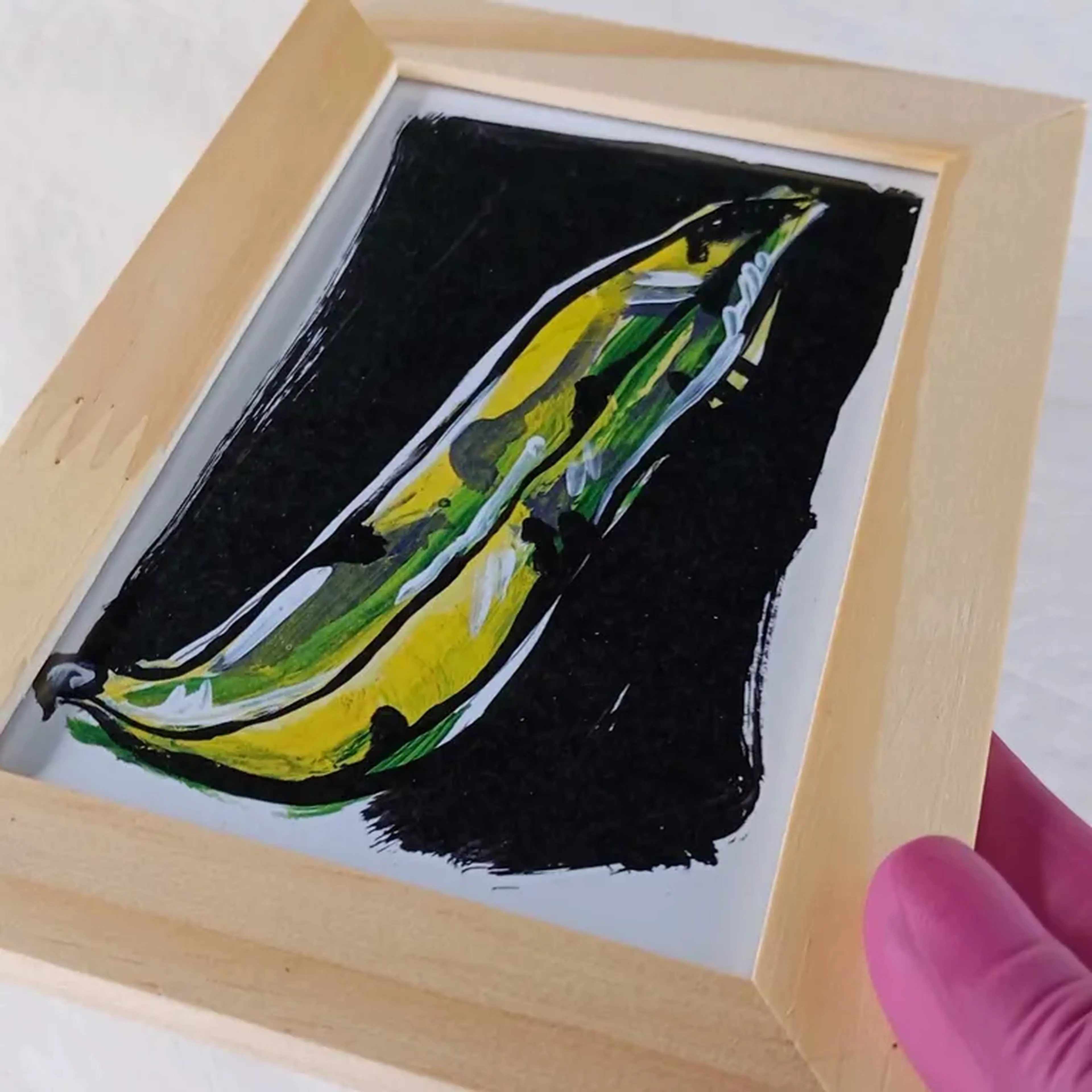 Para 5° C - Plátamo maduro - 10x15 cm moldura plana imagem