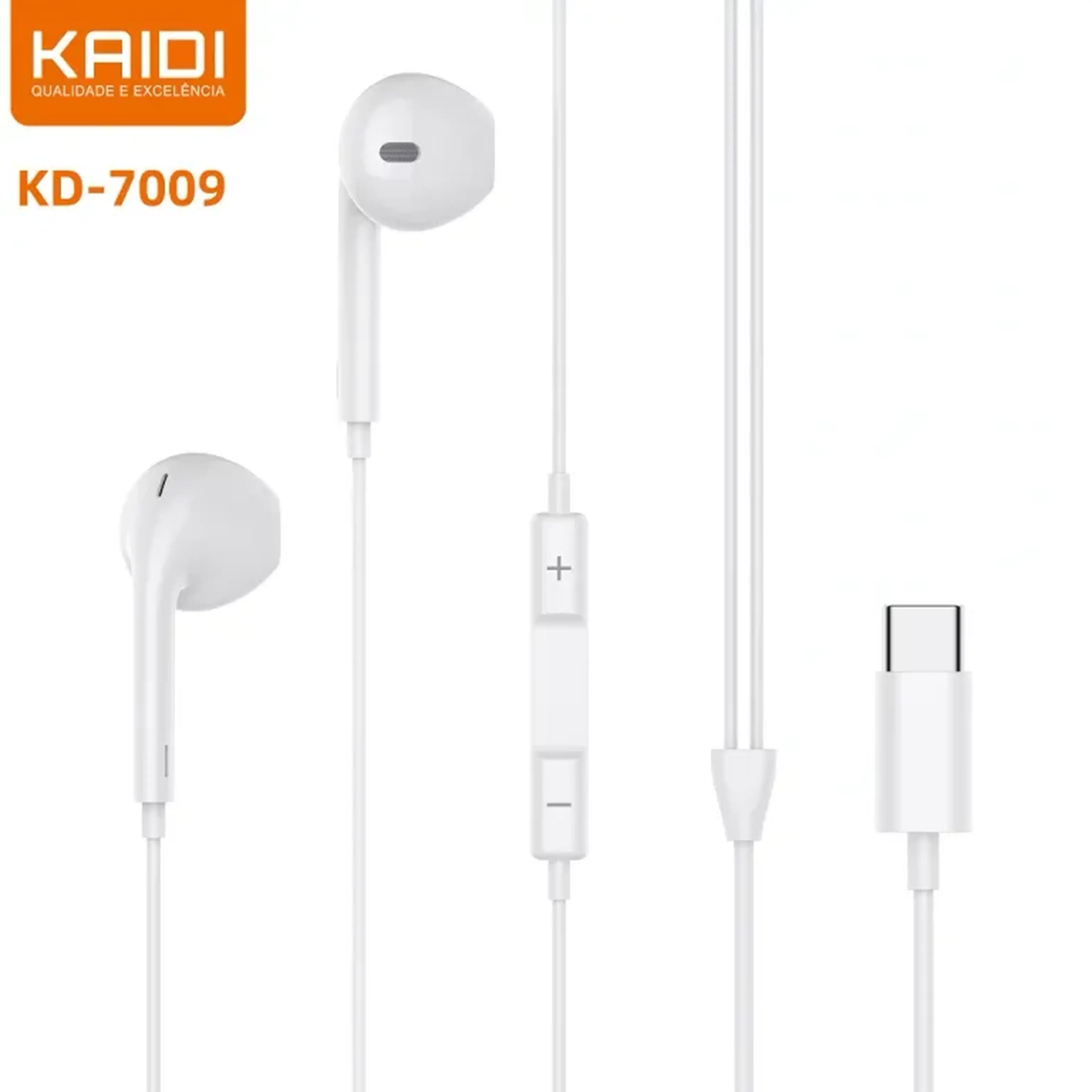 Fone de Ouvido Tipo-C -KAIDI - KD-738 imagem