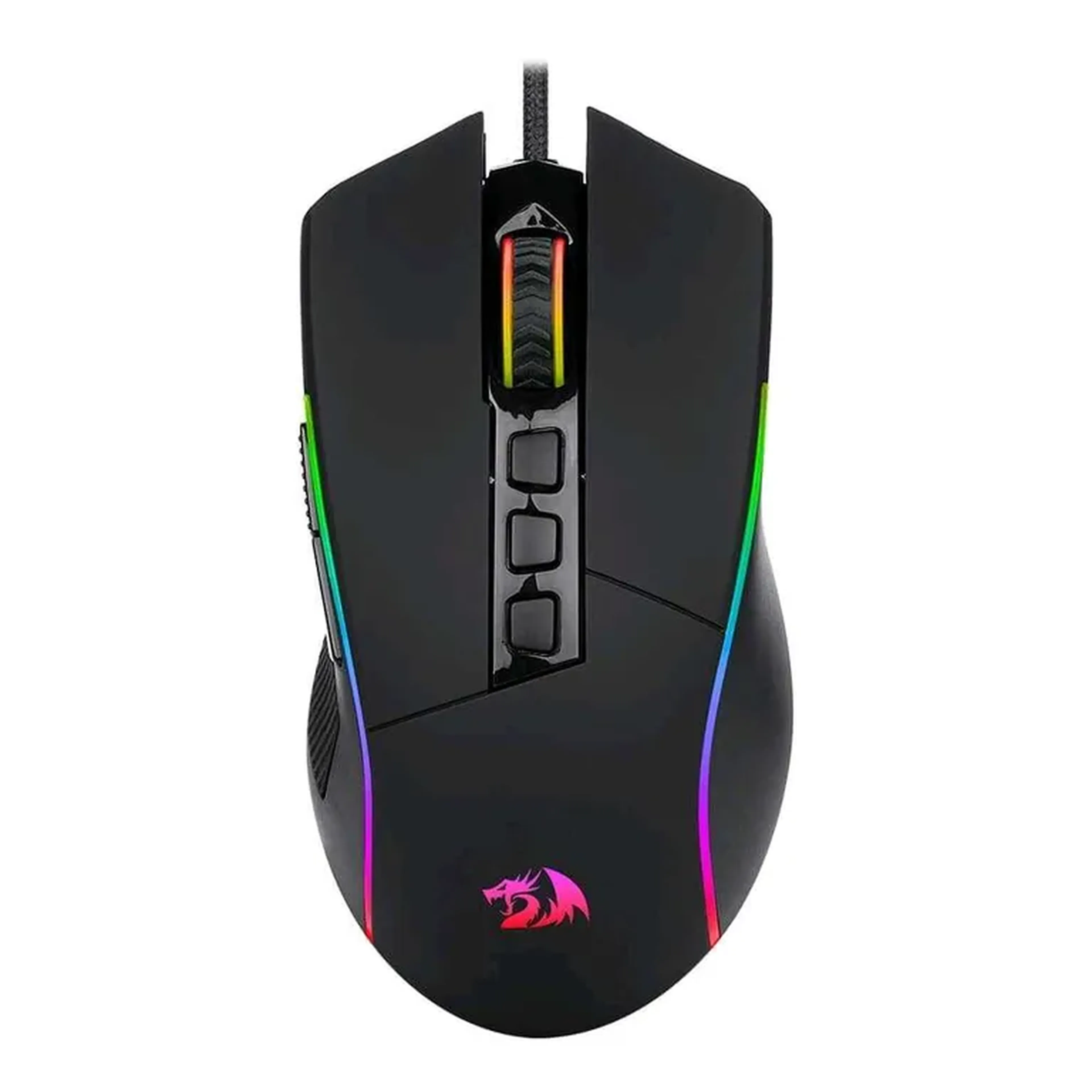 Mouse Gamer Redragon Plank, RGB, 16000 DPI, 9 Botões, Preto imagem