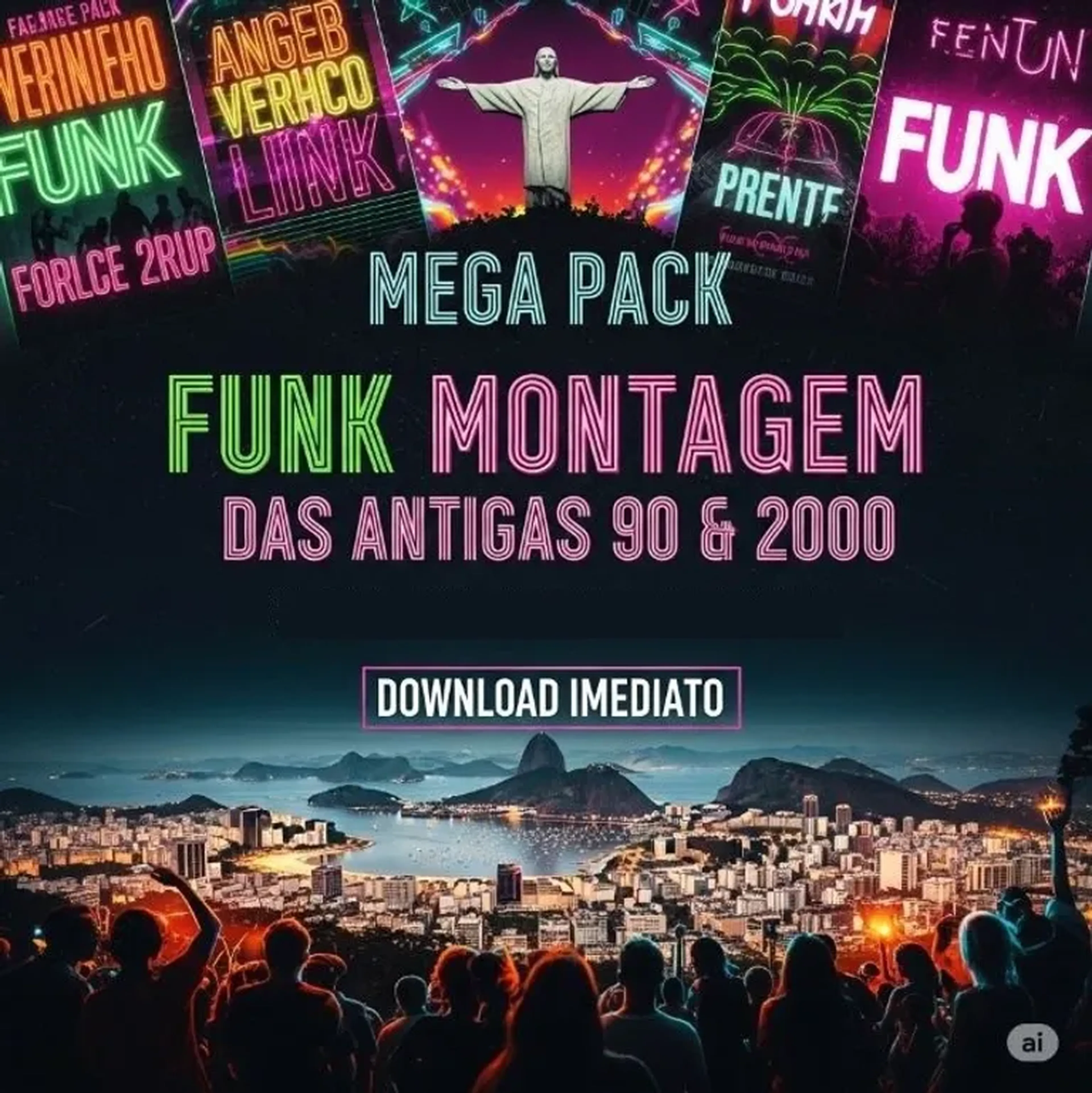 MEGA PACK FUNK MONTAGEM DAS ANTIGAS 90 E 2000 imagem