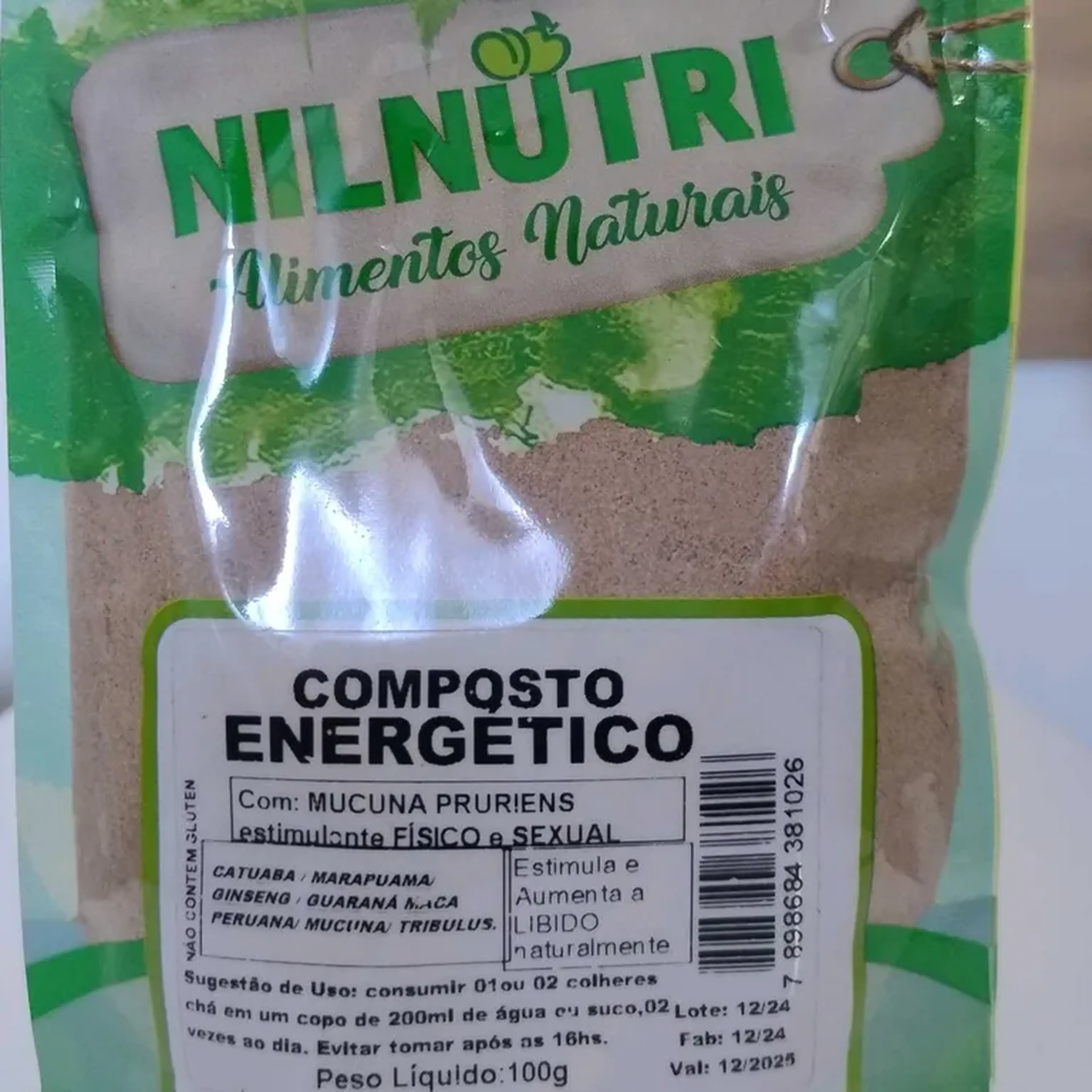 Composto Energético 100g imagem