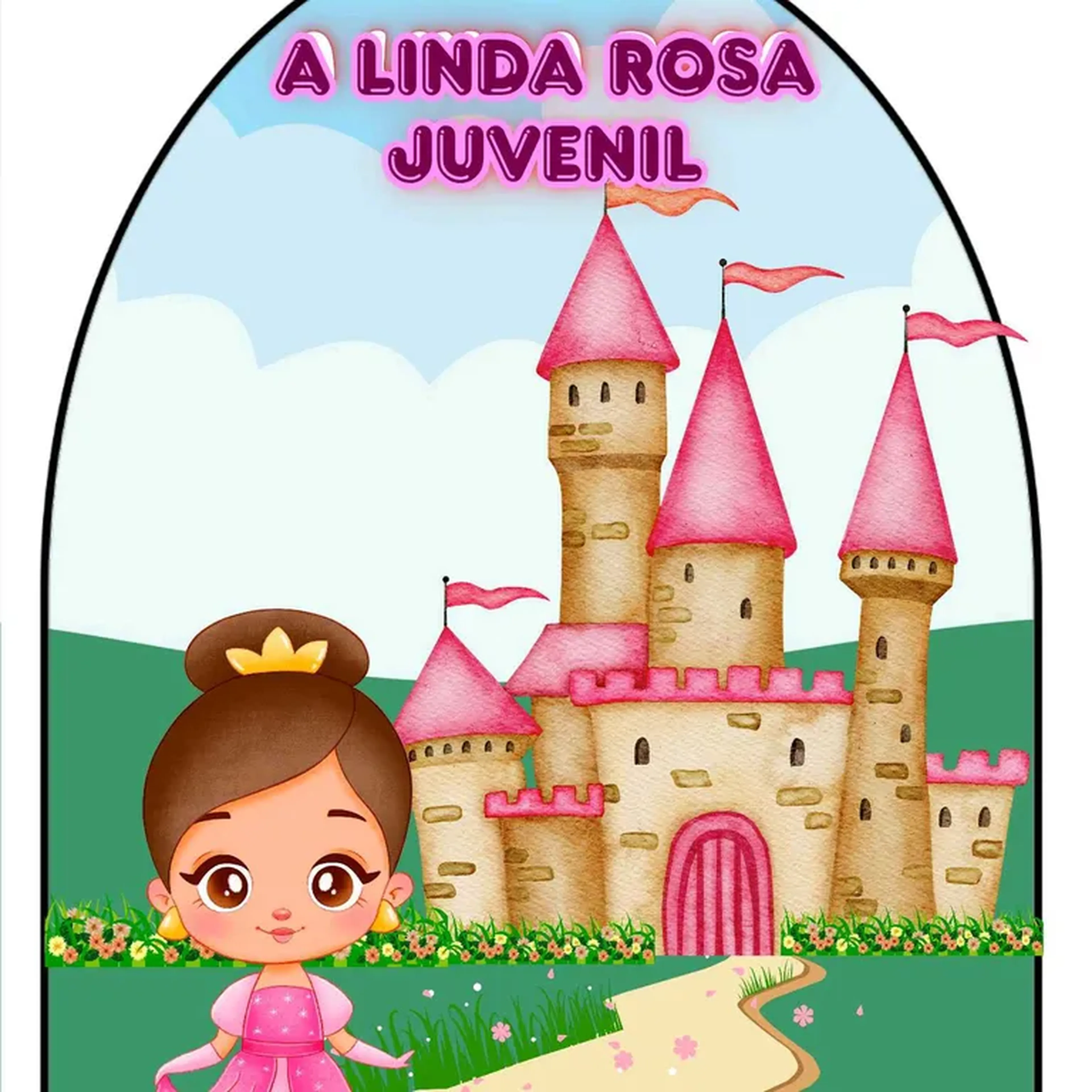 Arquivo Em PDF LUVA Linda Rosa Juvenil imagem
