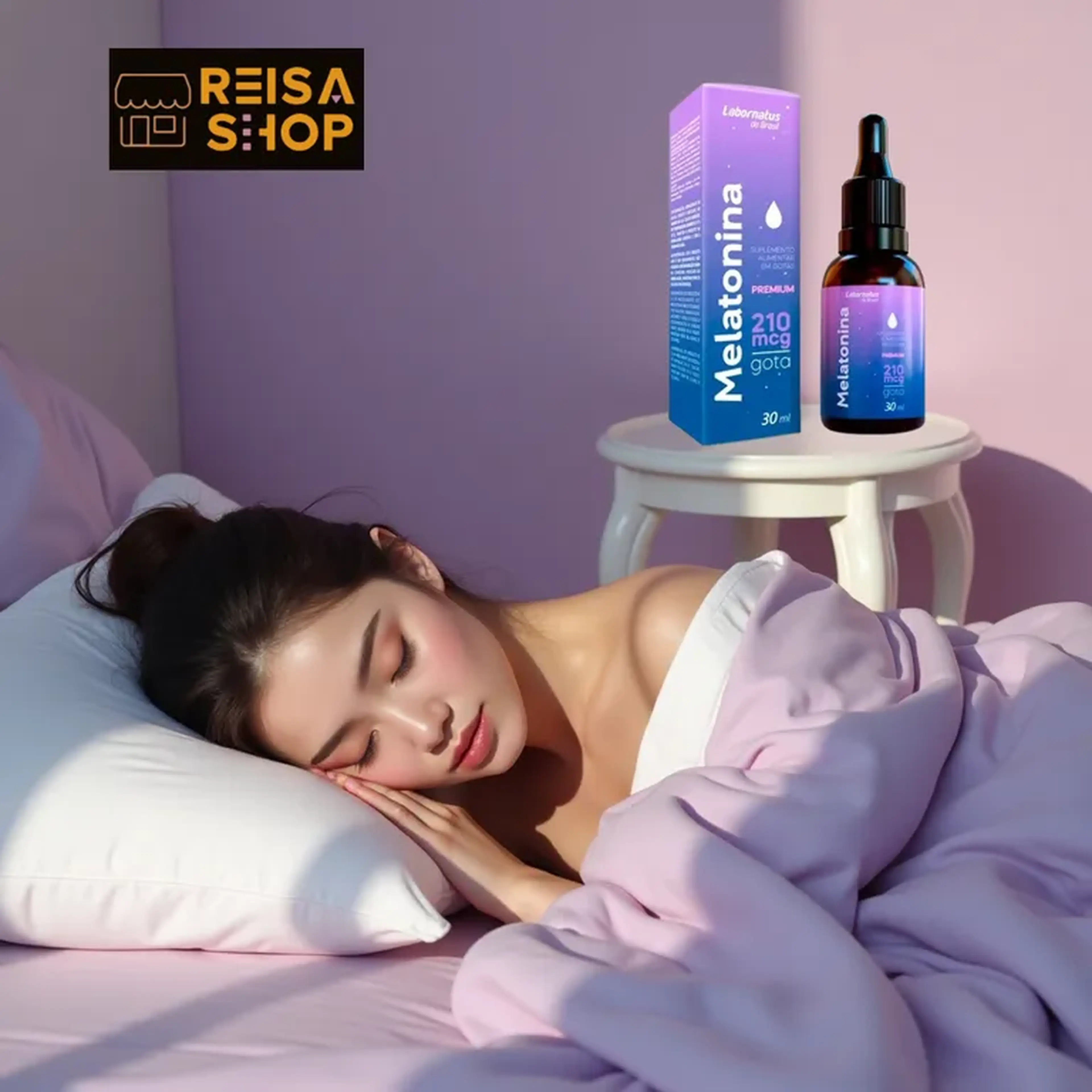 Melatonina Gotas 30ml Sabor Menta imagem