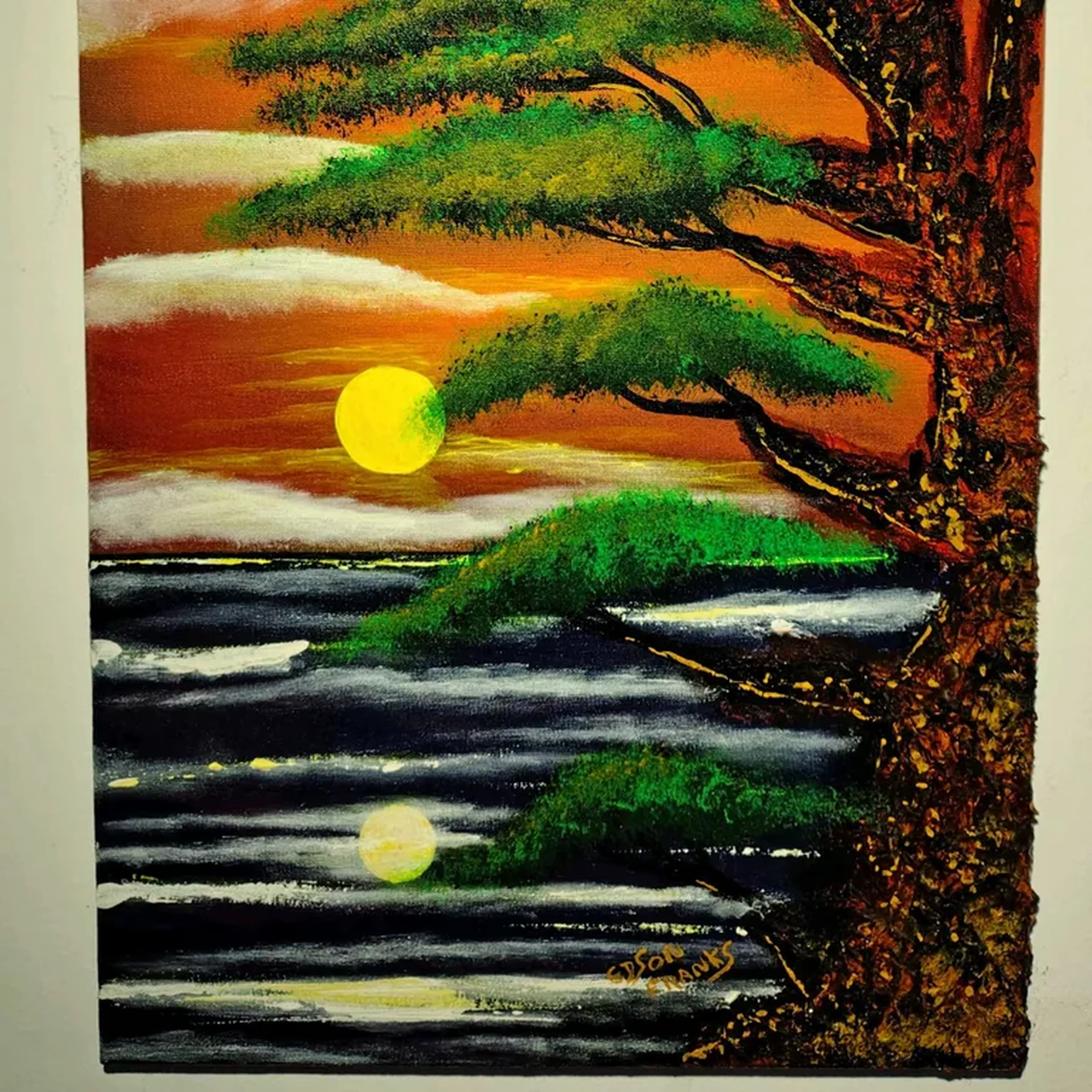 Guardiã do mar no crepúsculo imagem