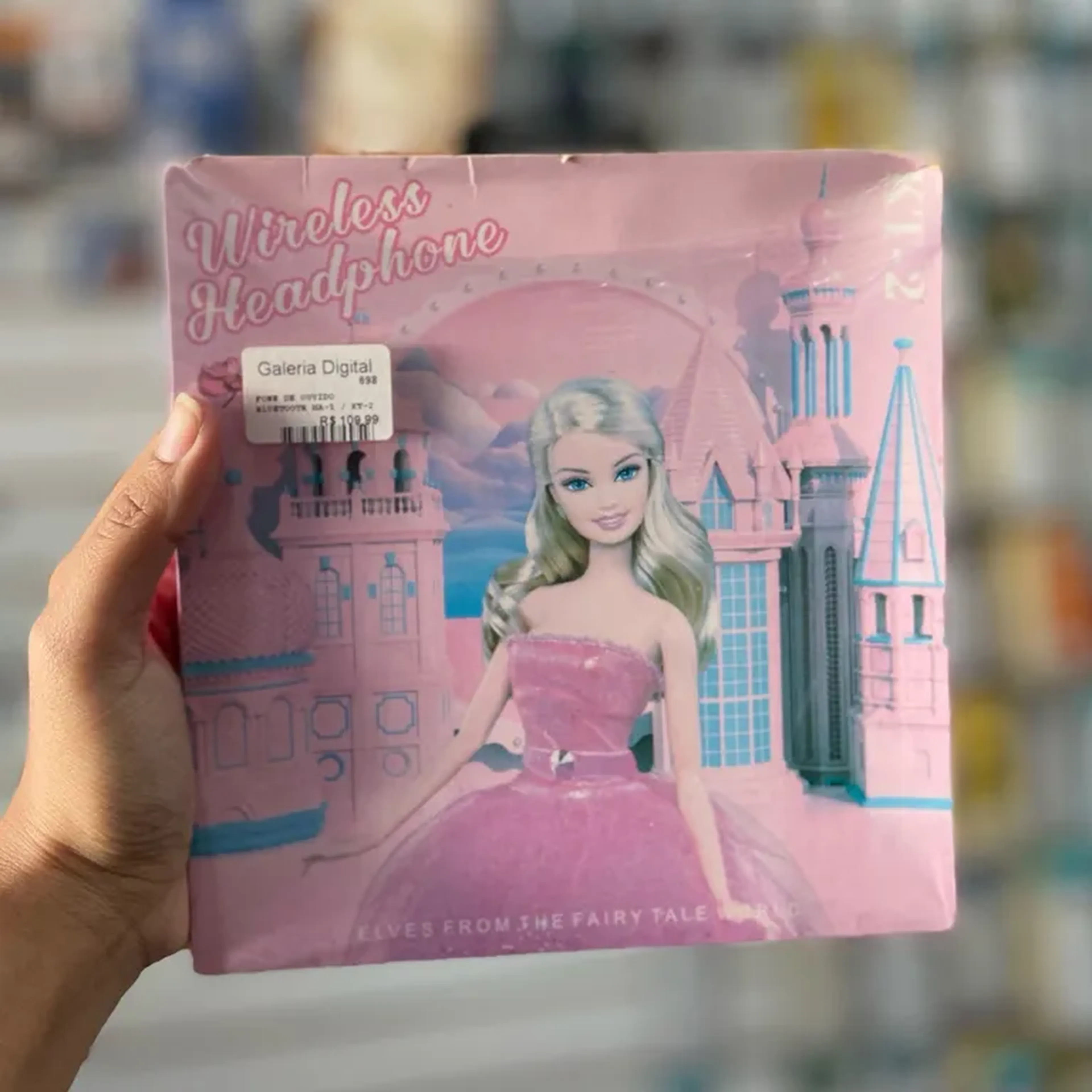 Fone Bluetooth infantil feminino imagem