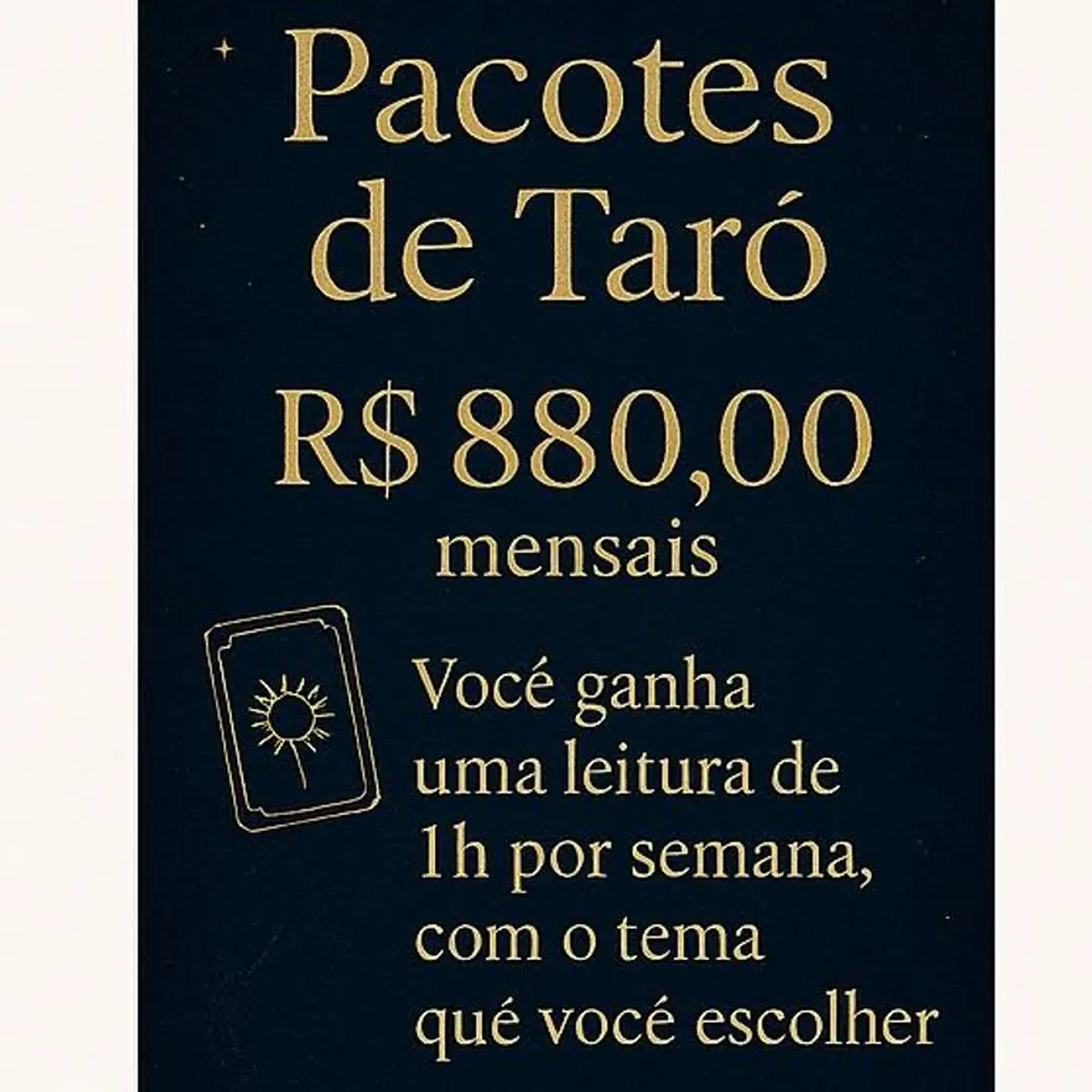 Pacote Tarot básico imagem