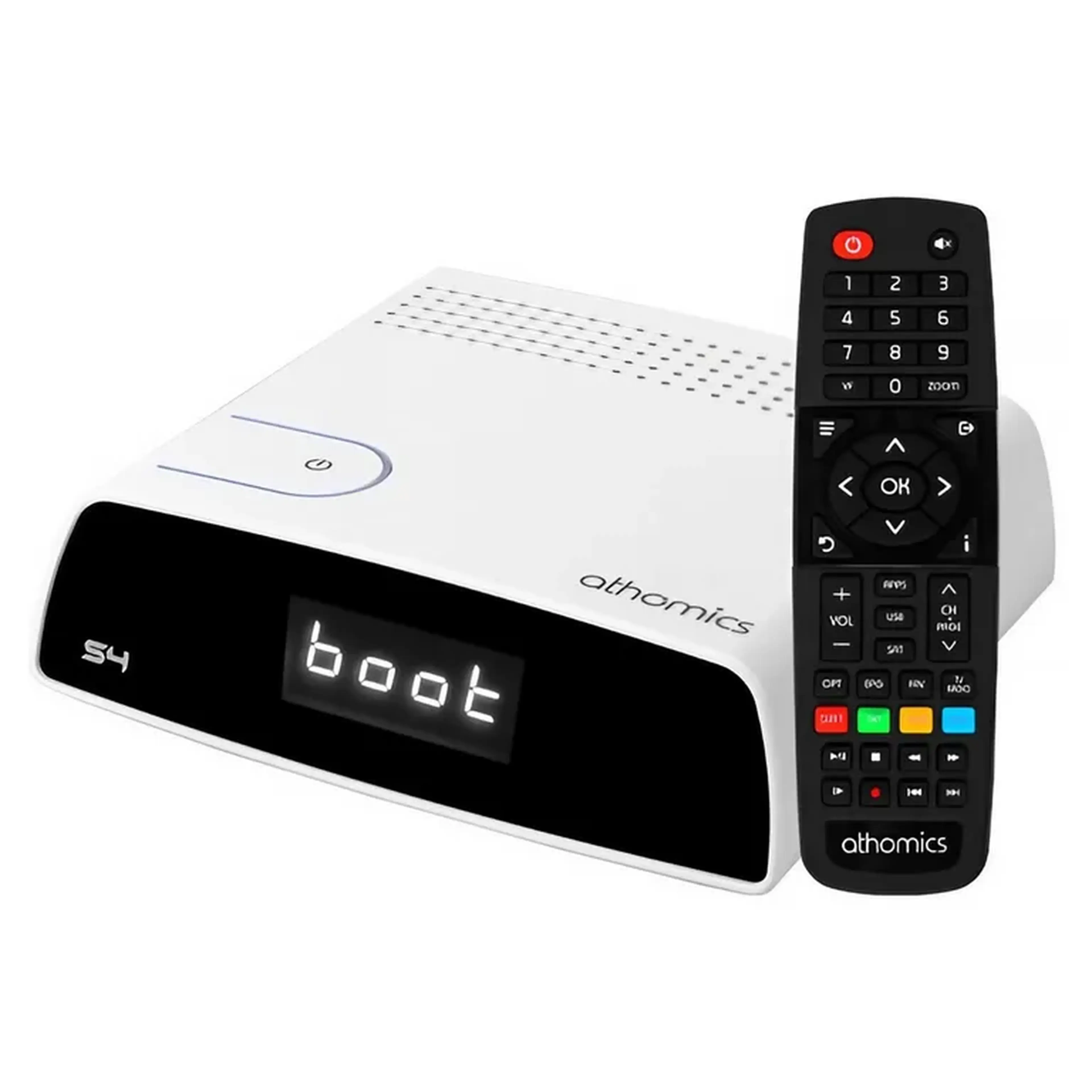 Receptor Athomics S4 Full HD WiFi - Branco imagem