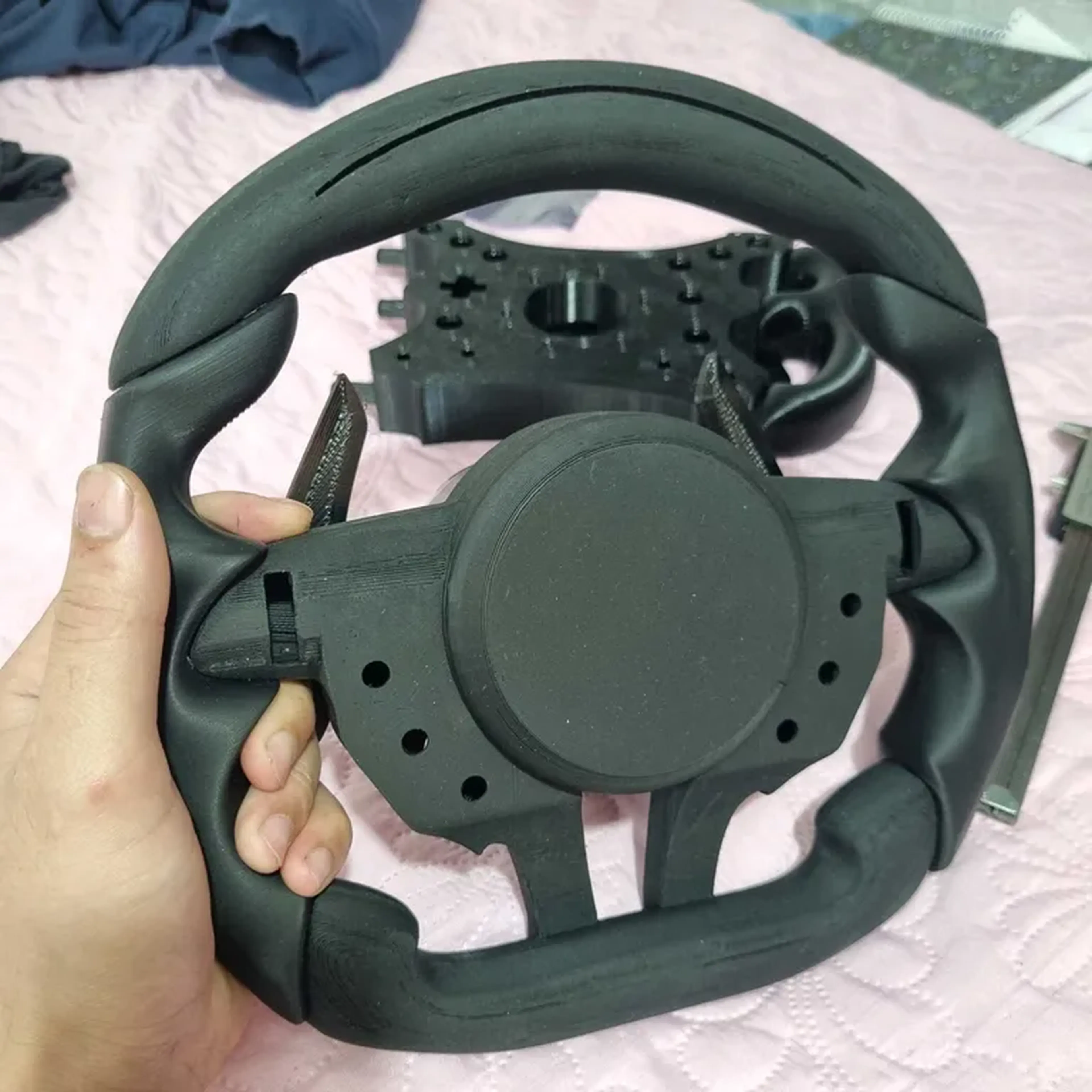 aro em 3d, furação 70mm. imagem