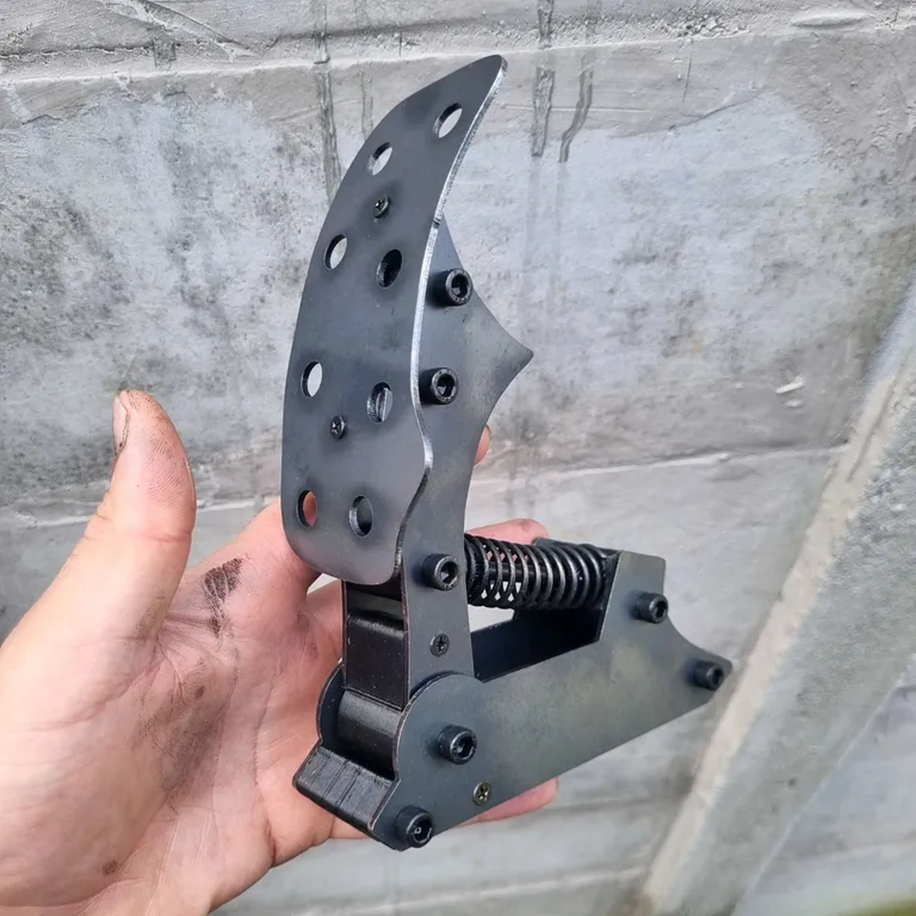 kit 3 pedais. Metal. Montado, sem eletronica. imagem