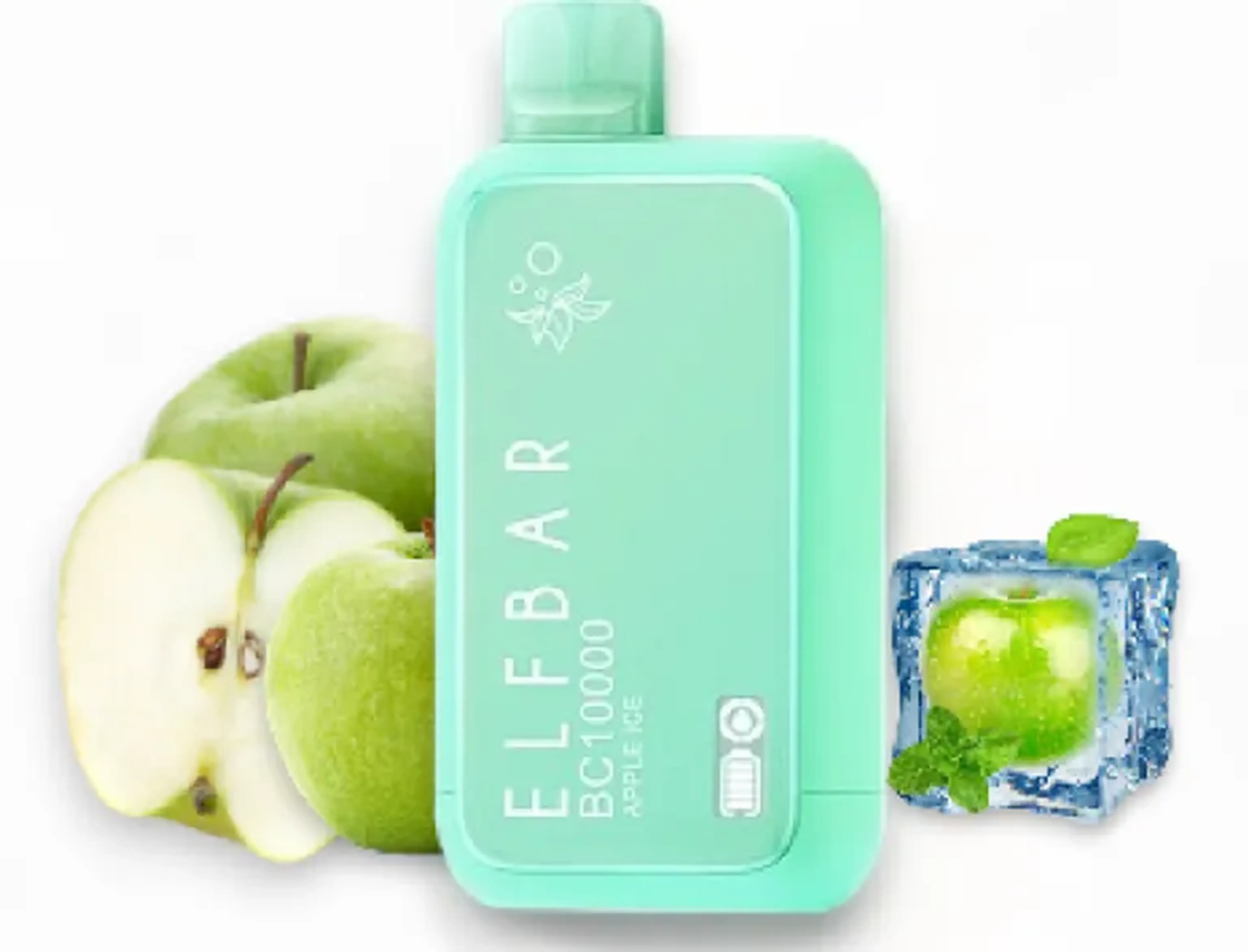 Elfbar BC10000 Green Apple Ice imagem