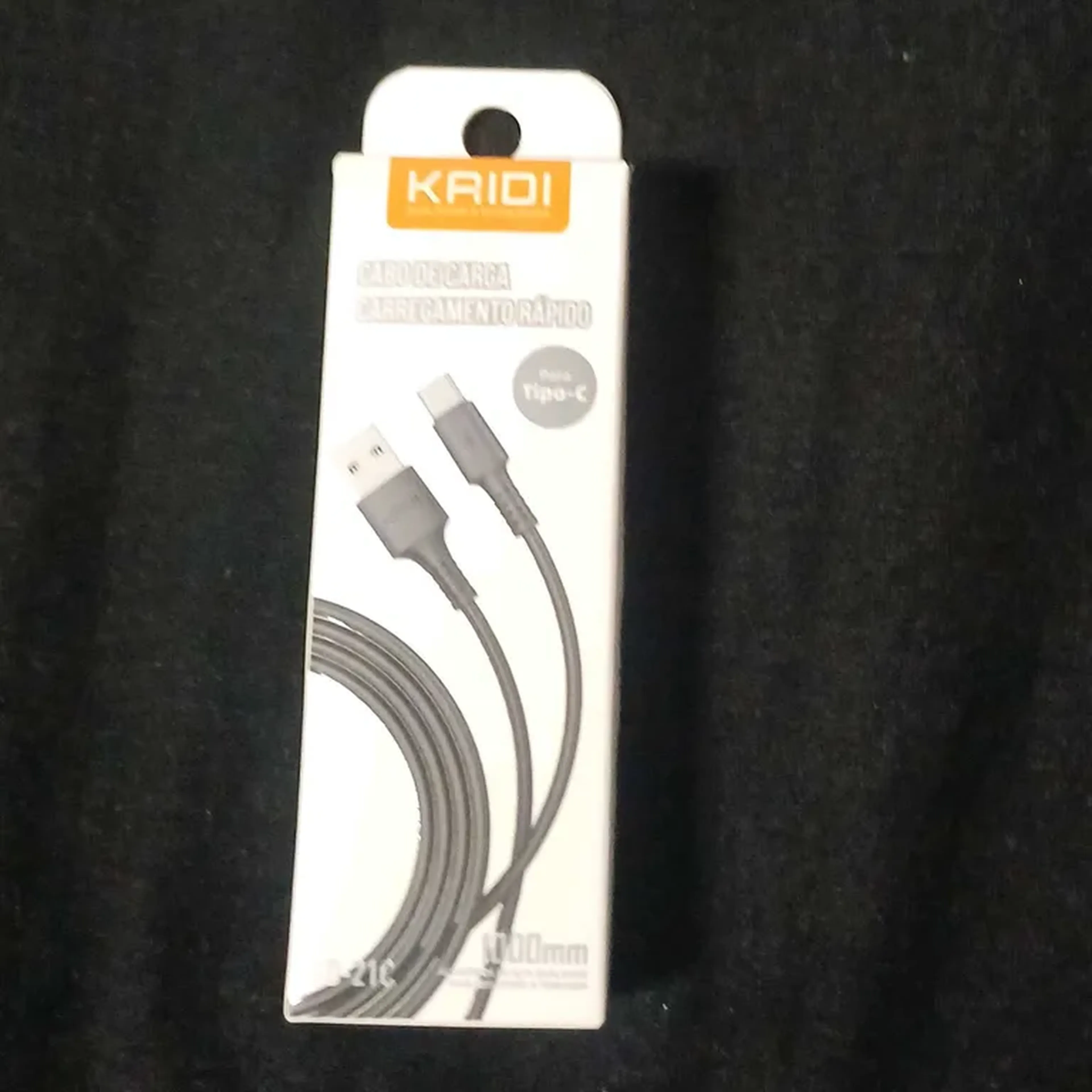 Cabo de Carregamento Turbo Kaidi 1M – Tipo-C imagem