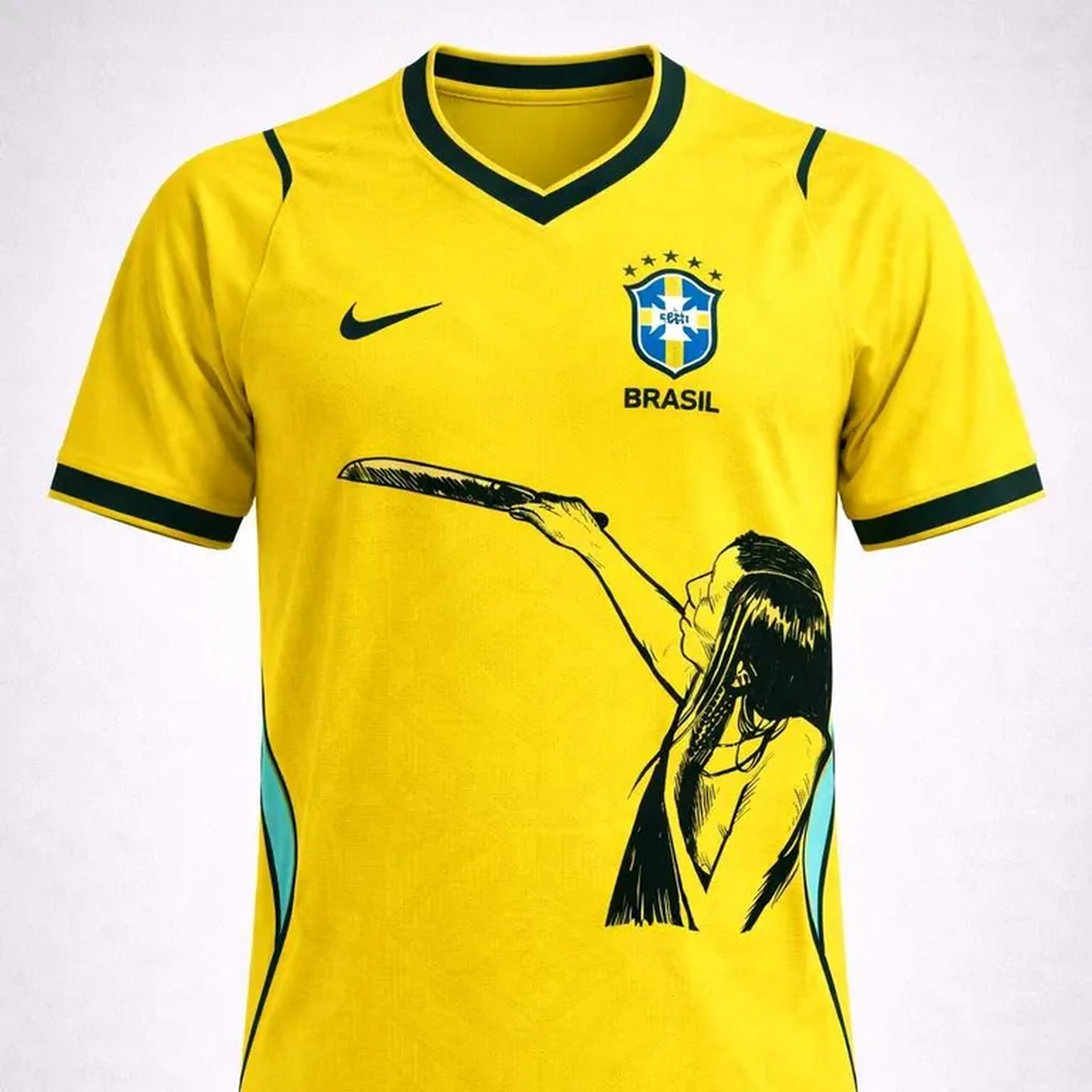 Camisa Tuíre Seleção Brasileira imagem