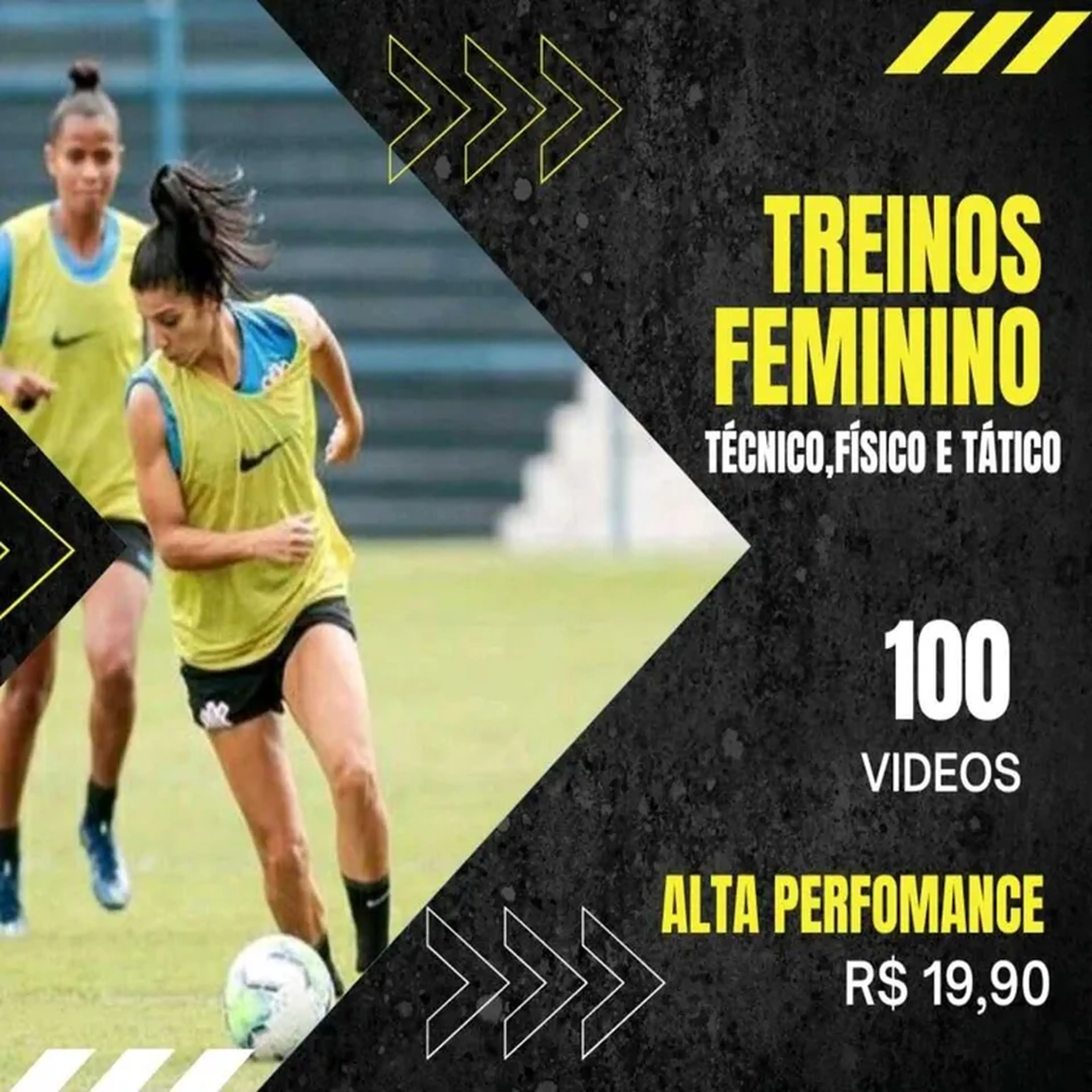 100 TREINOS FUTEBOL FEMININO imagem
