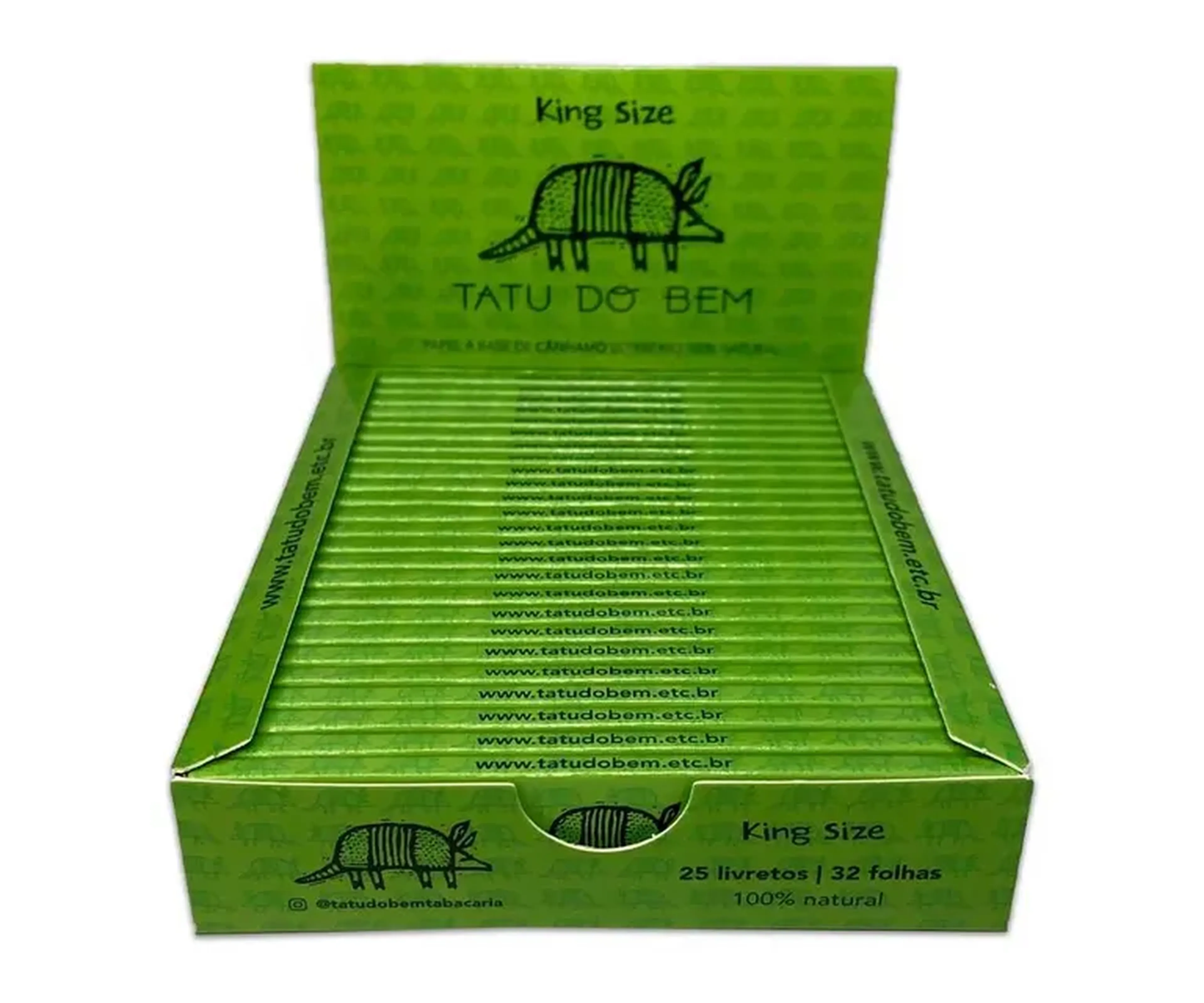Seda Tatu do Bem King Size Verde imagem