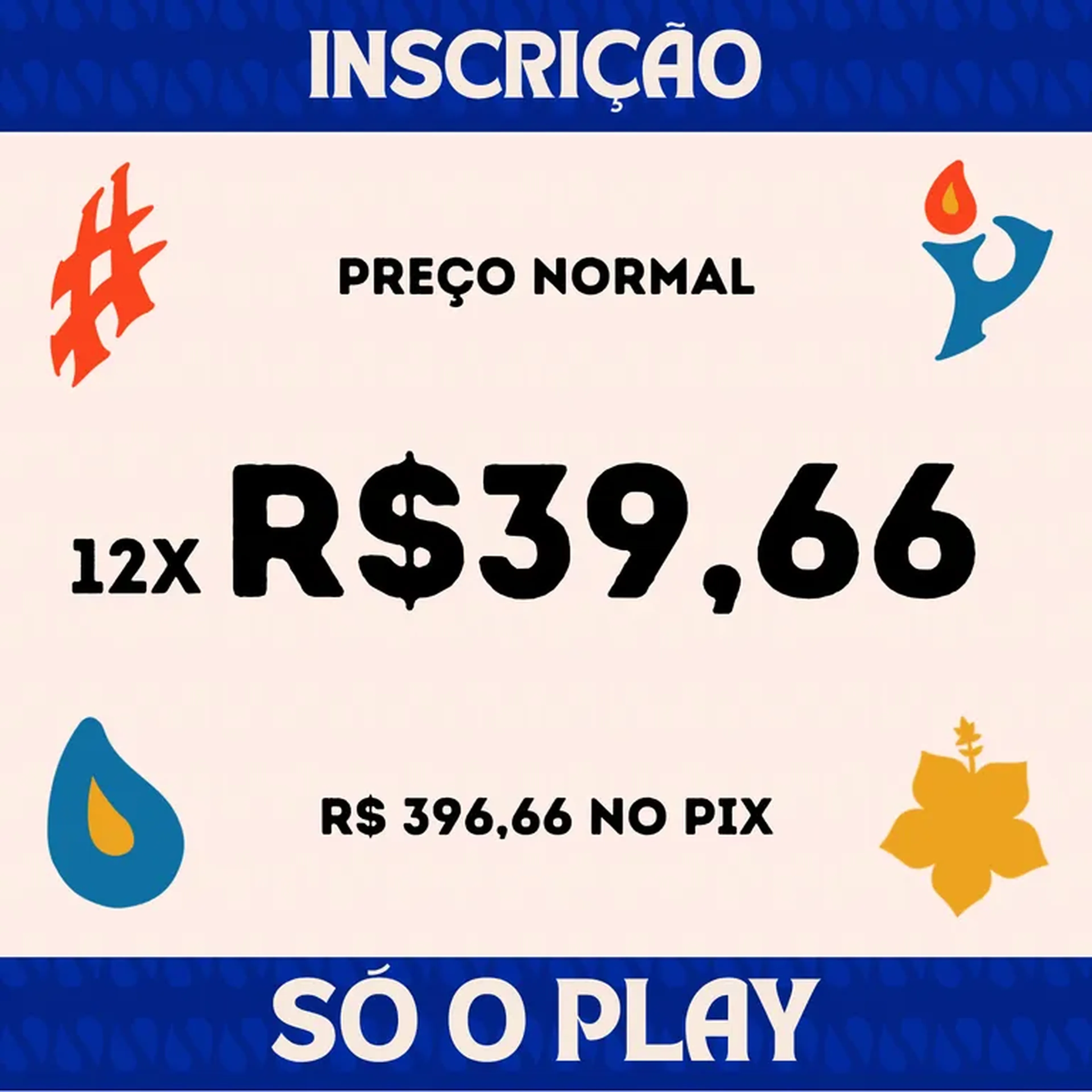 Inscrição #VEMPROPLAY 2026 (Só o Play) imagem