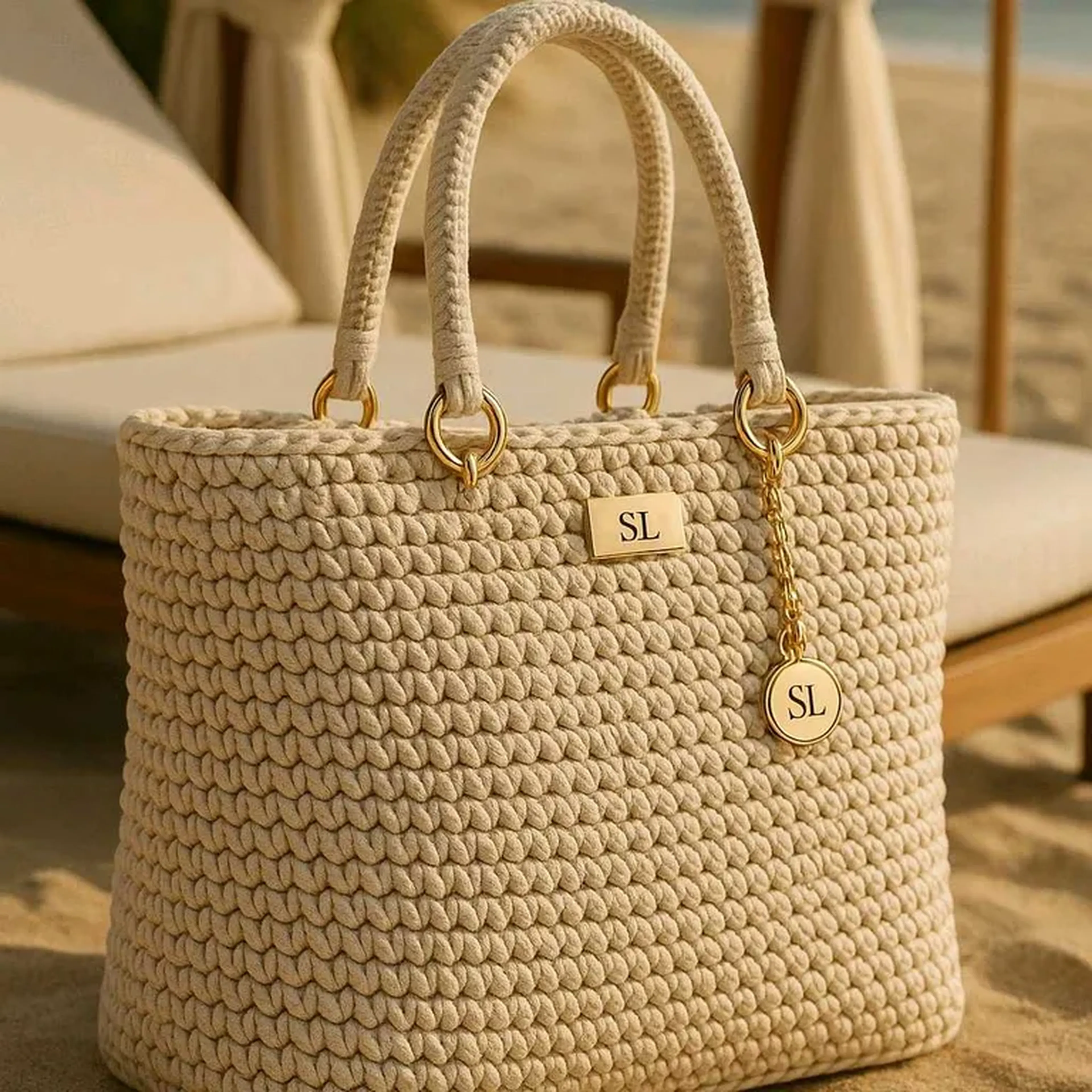 Bolsa Duna di Mare - Luxo Artesanal Exclusiva imagem