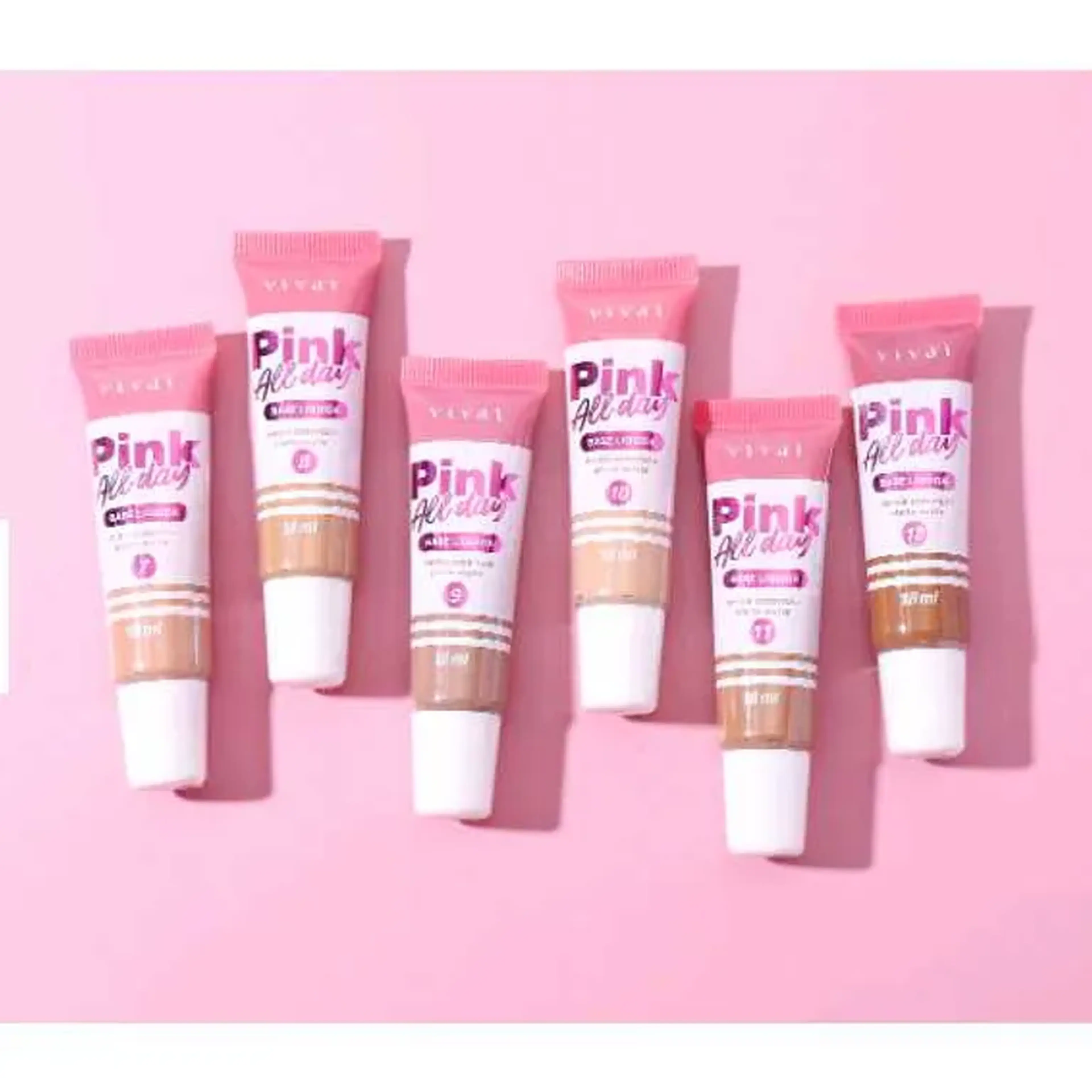 base líquida Pink all Day vivai 18 ml imagem