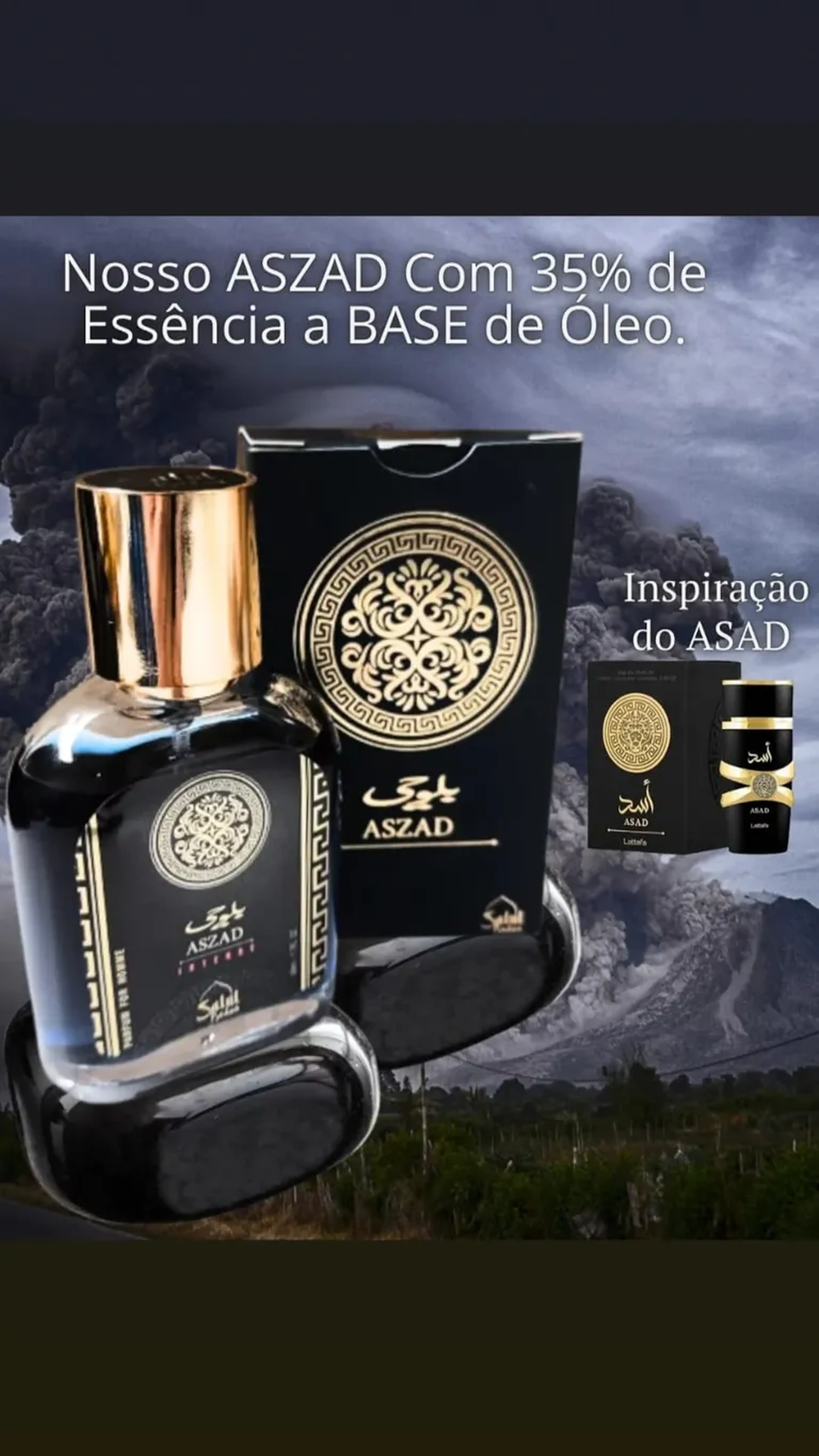 Asad perfume importado argentino de 50ml. imagem