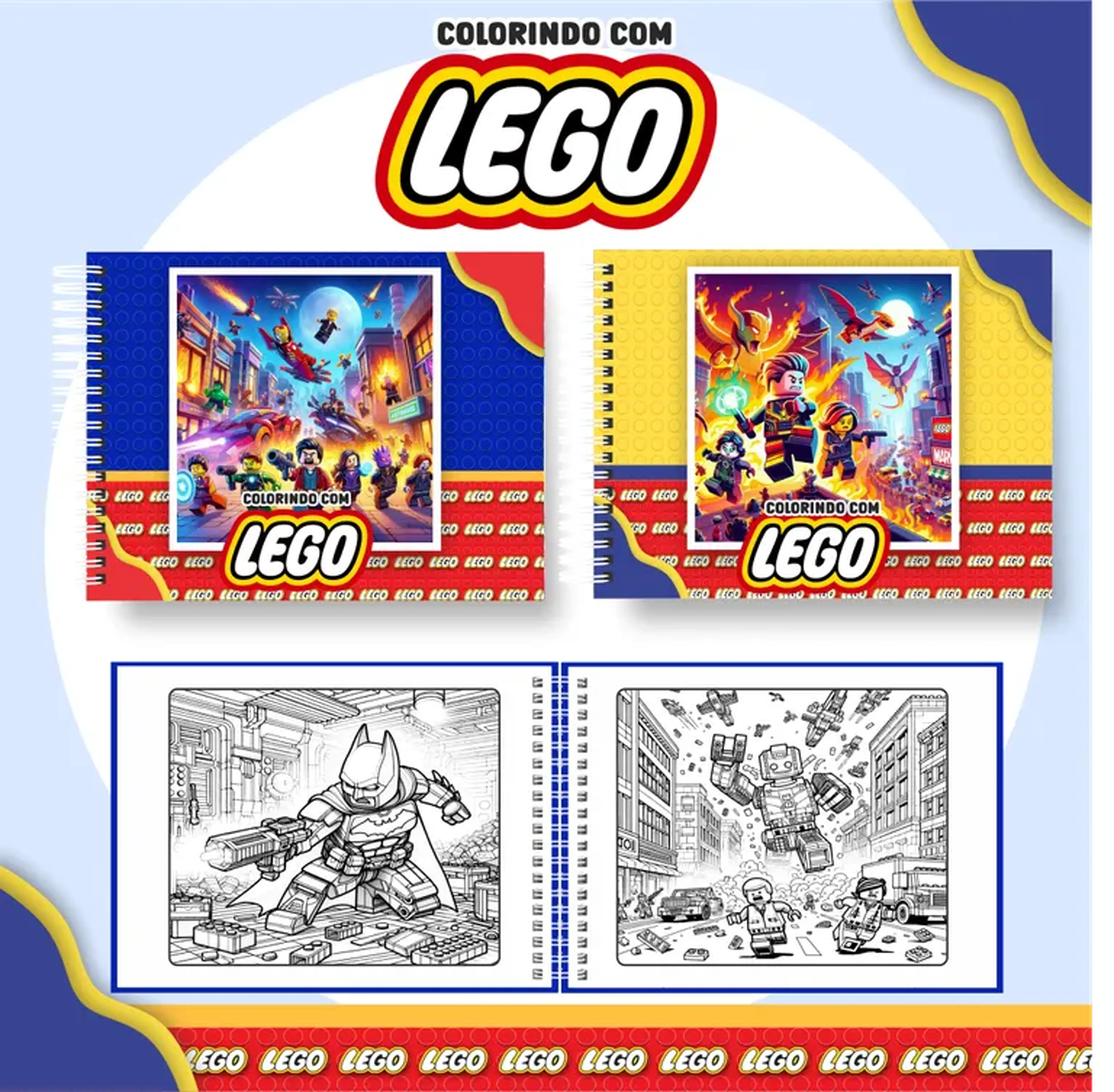 Lego Colorir imagem