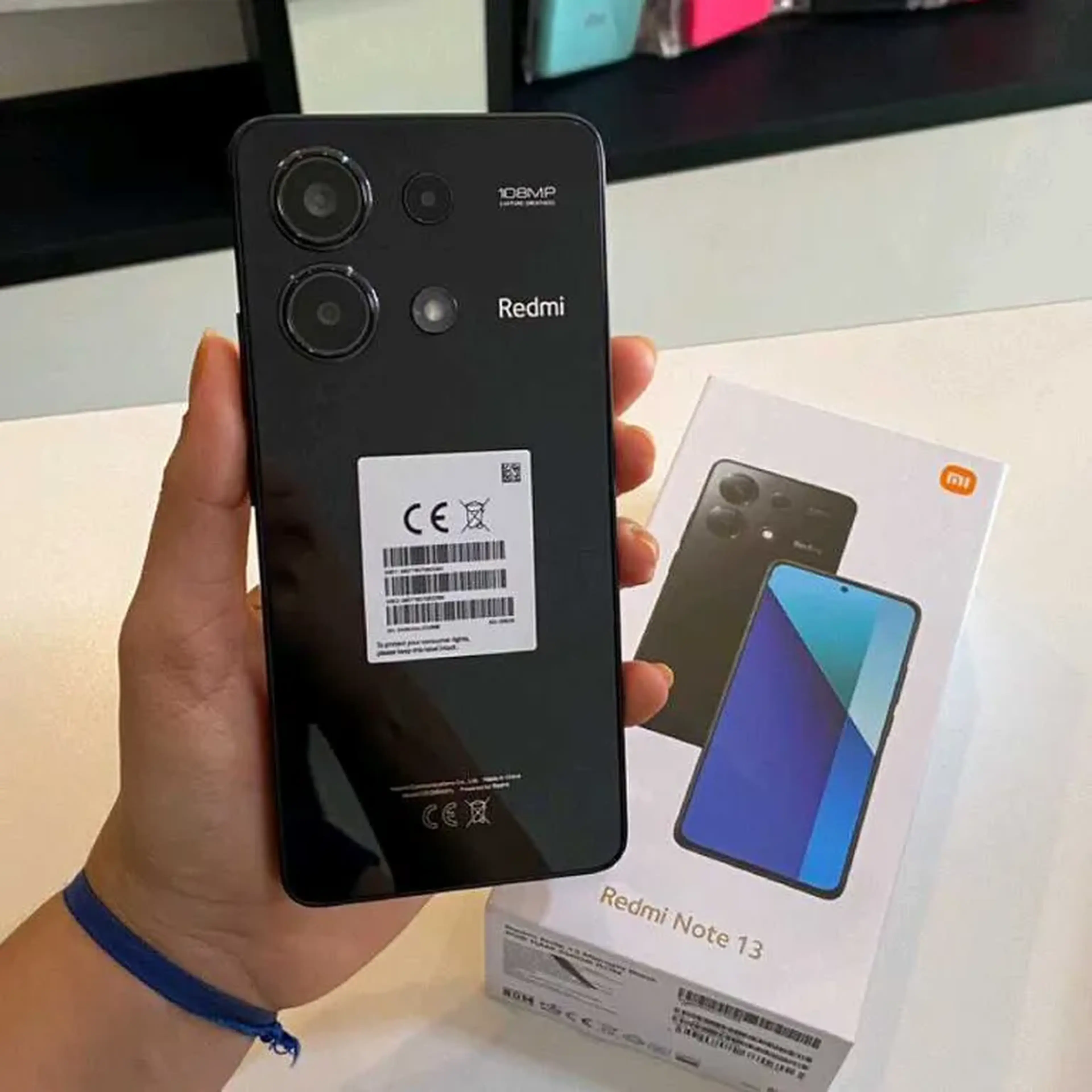Xiaomi Redmi Note 13 6 Ram 128 Preto câmera 108 megapixels imagem