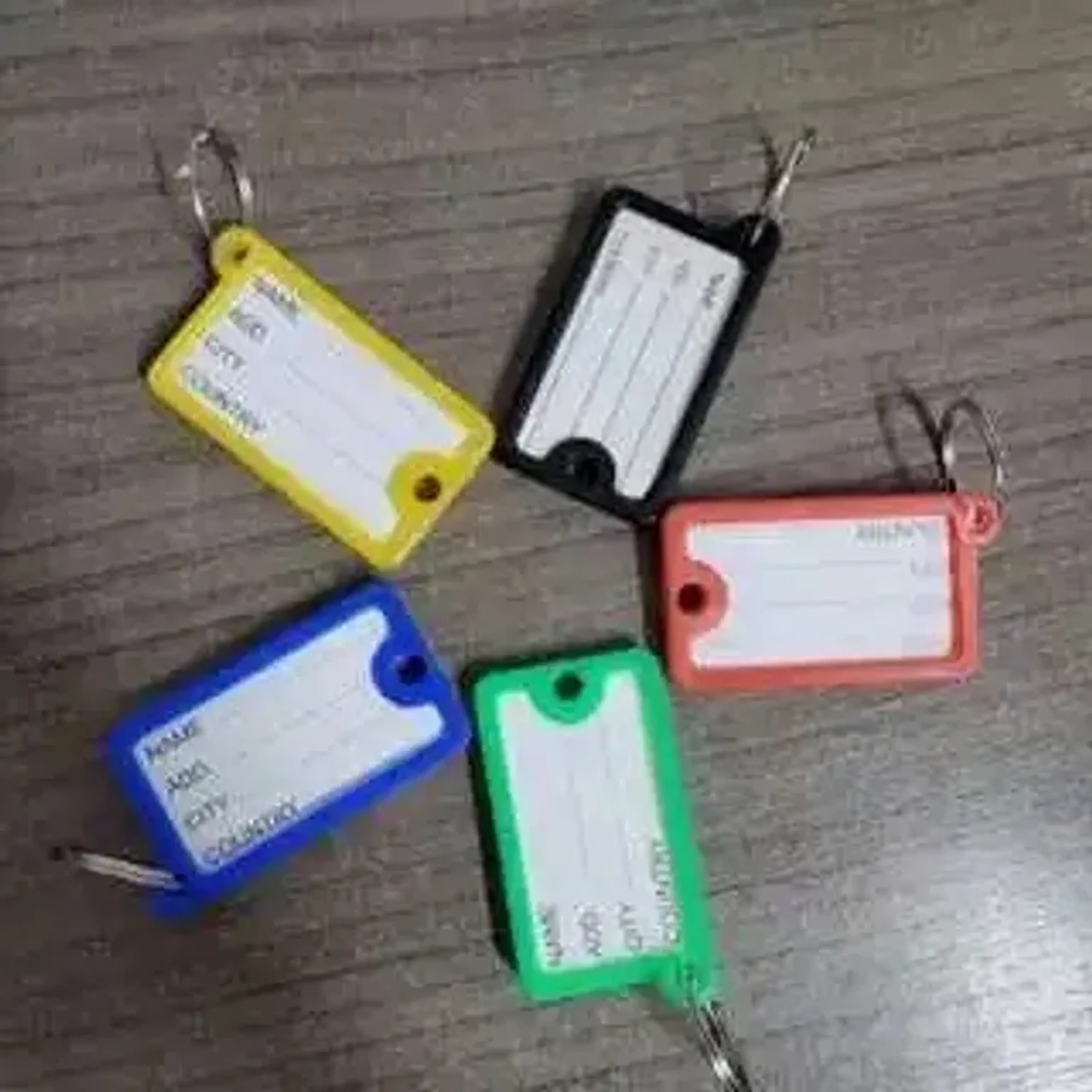 Chaveiros Organizadores de Chaves com Etiquetas imagem