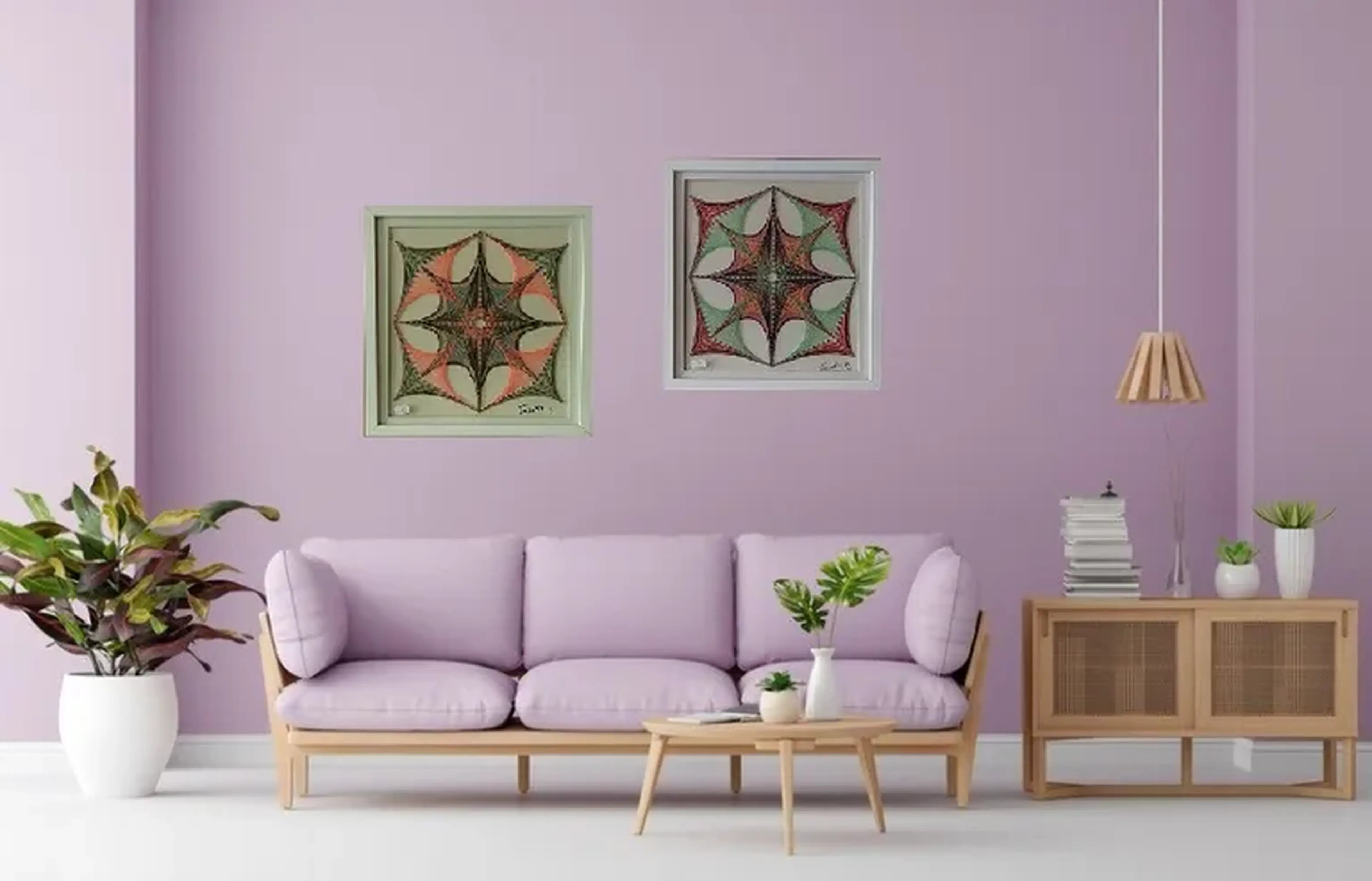 Quadro Fractal Rose Trip imagem