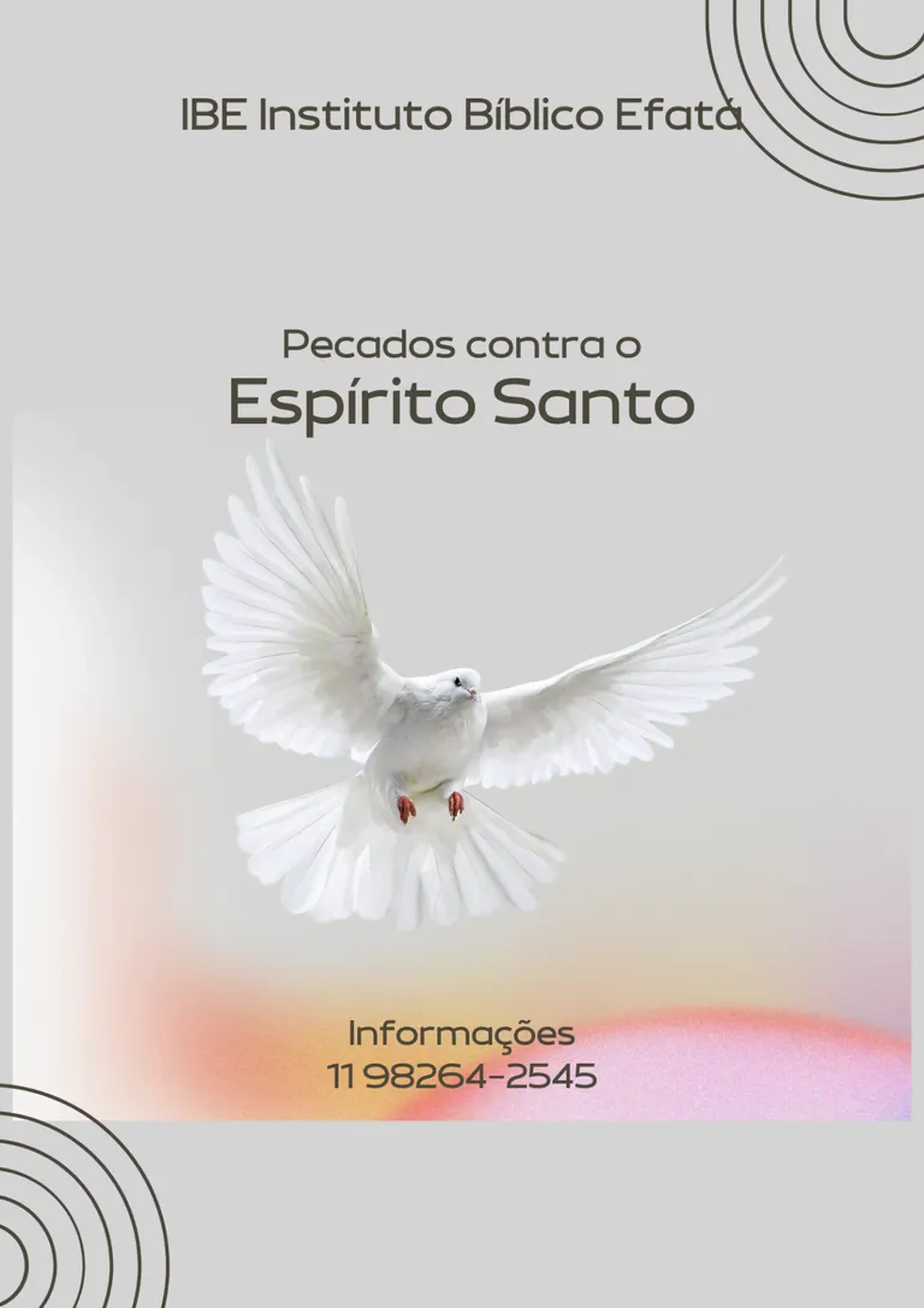 Pecados contra o Espírito Santo (apostila) imagem