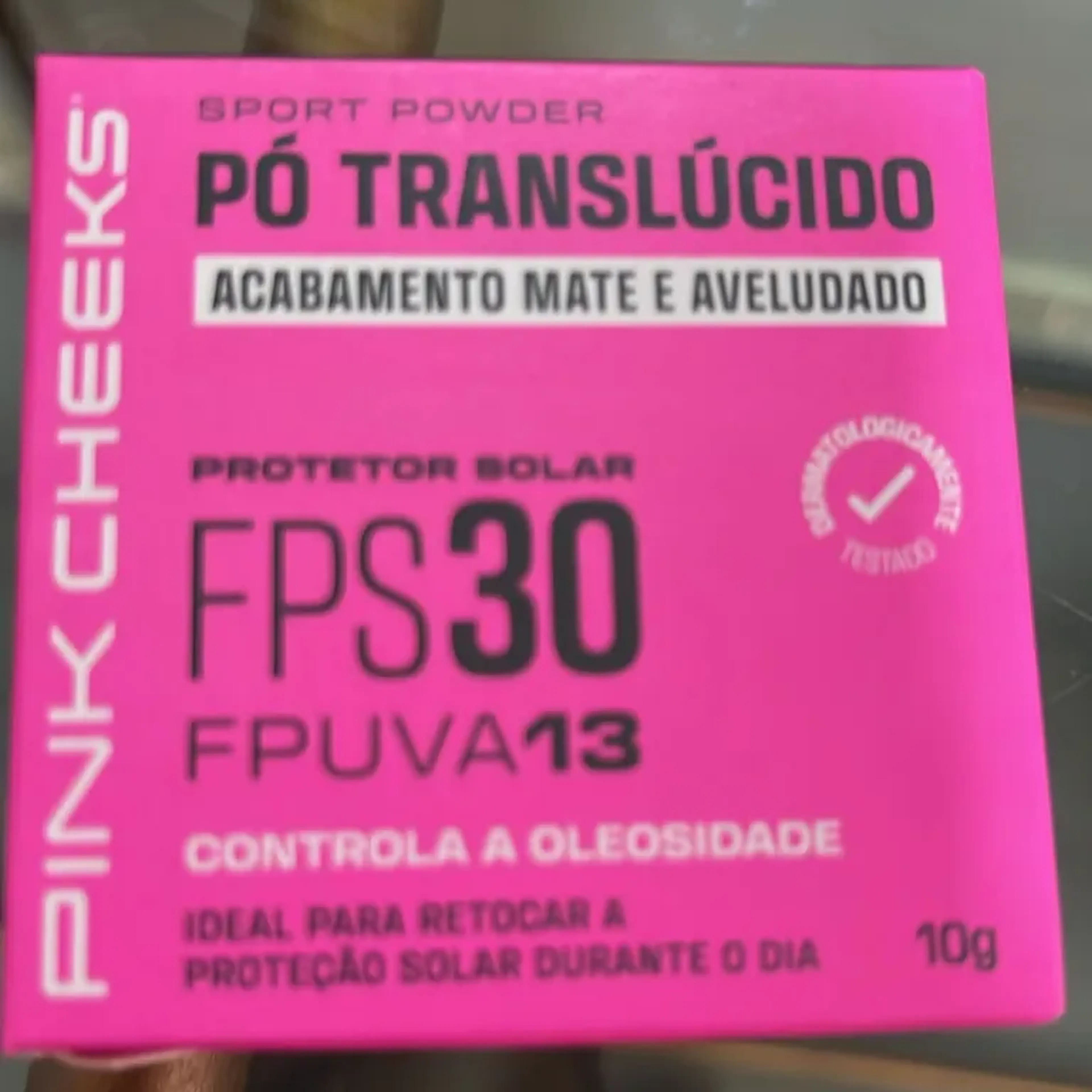 pô translúcido fps 30 imagem