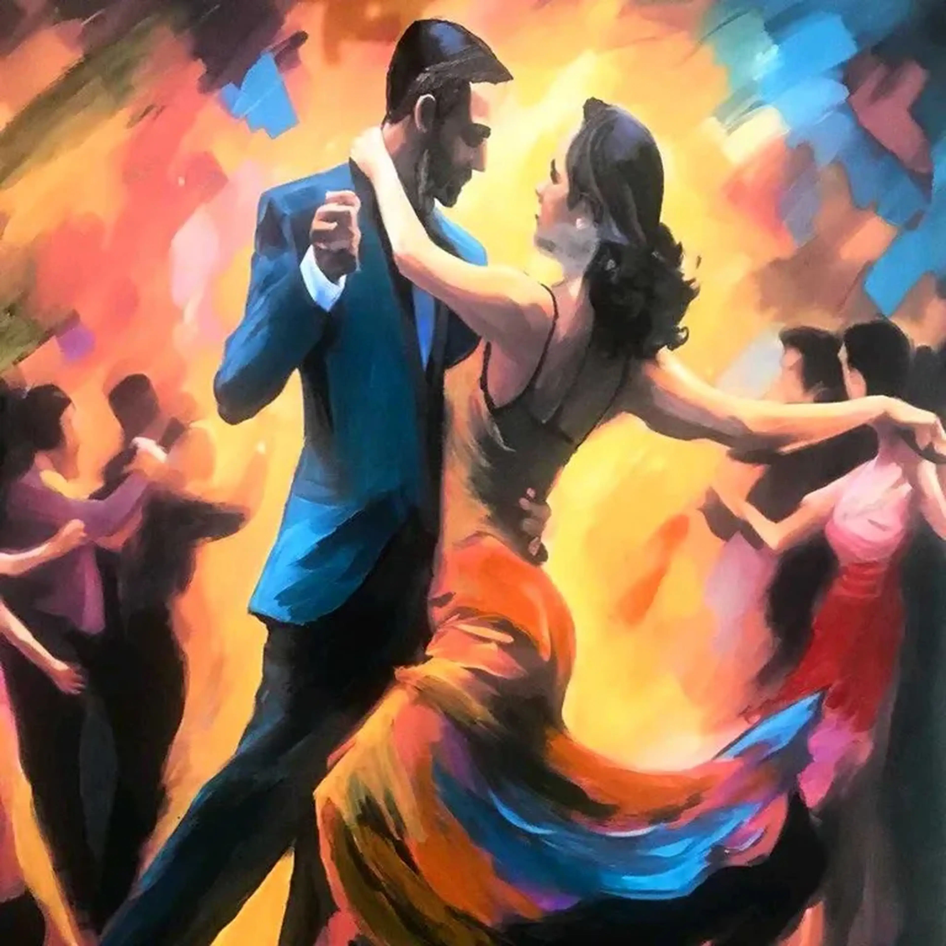 Qd Tango 40x60 Papel MDF imagem