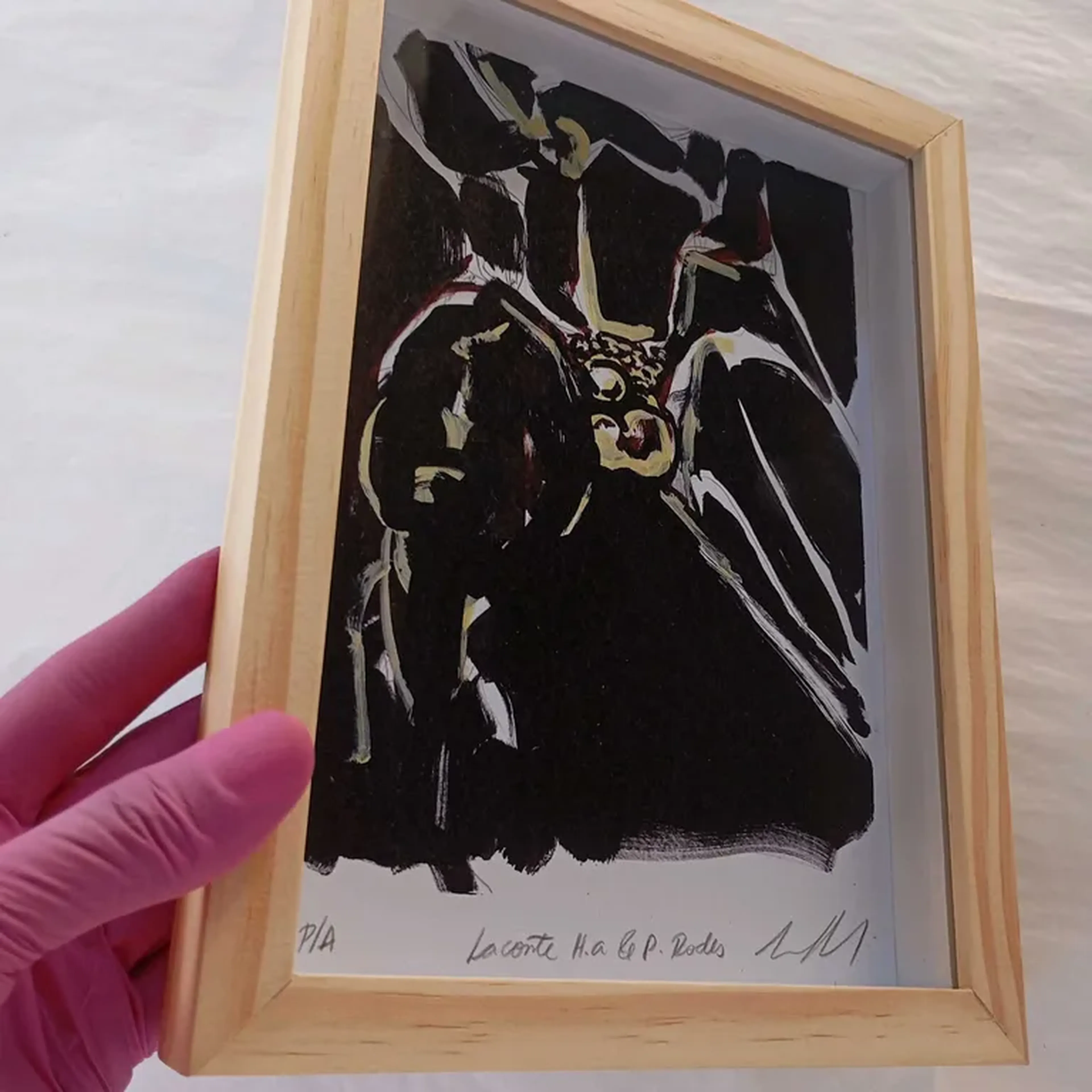 Para 5° C - Laconte des Rodes - 15x21 cm moldura alta imagem