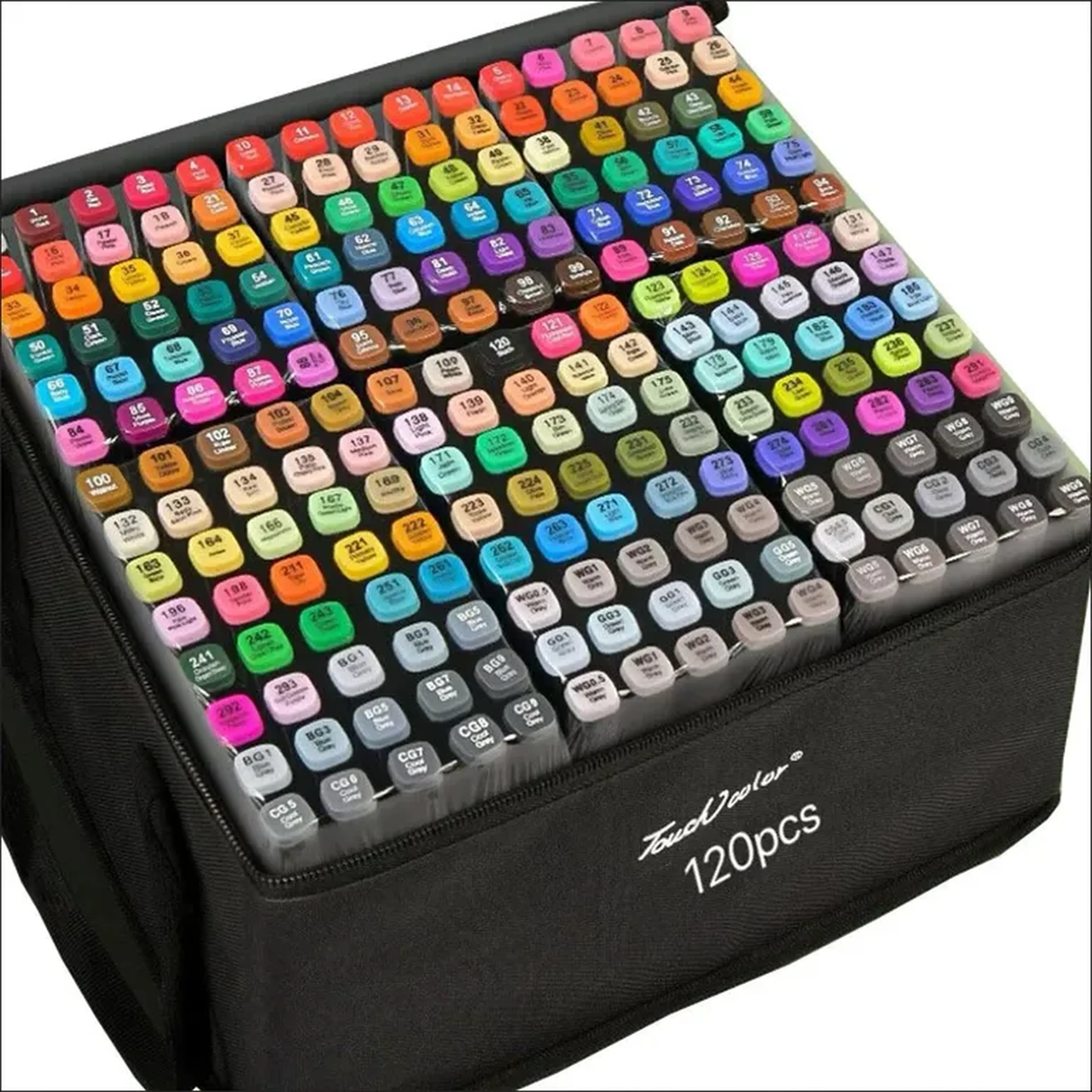 120 Cores Canetas Touch Aurora imagem