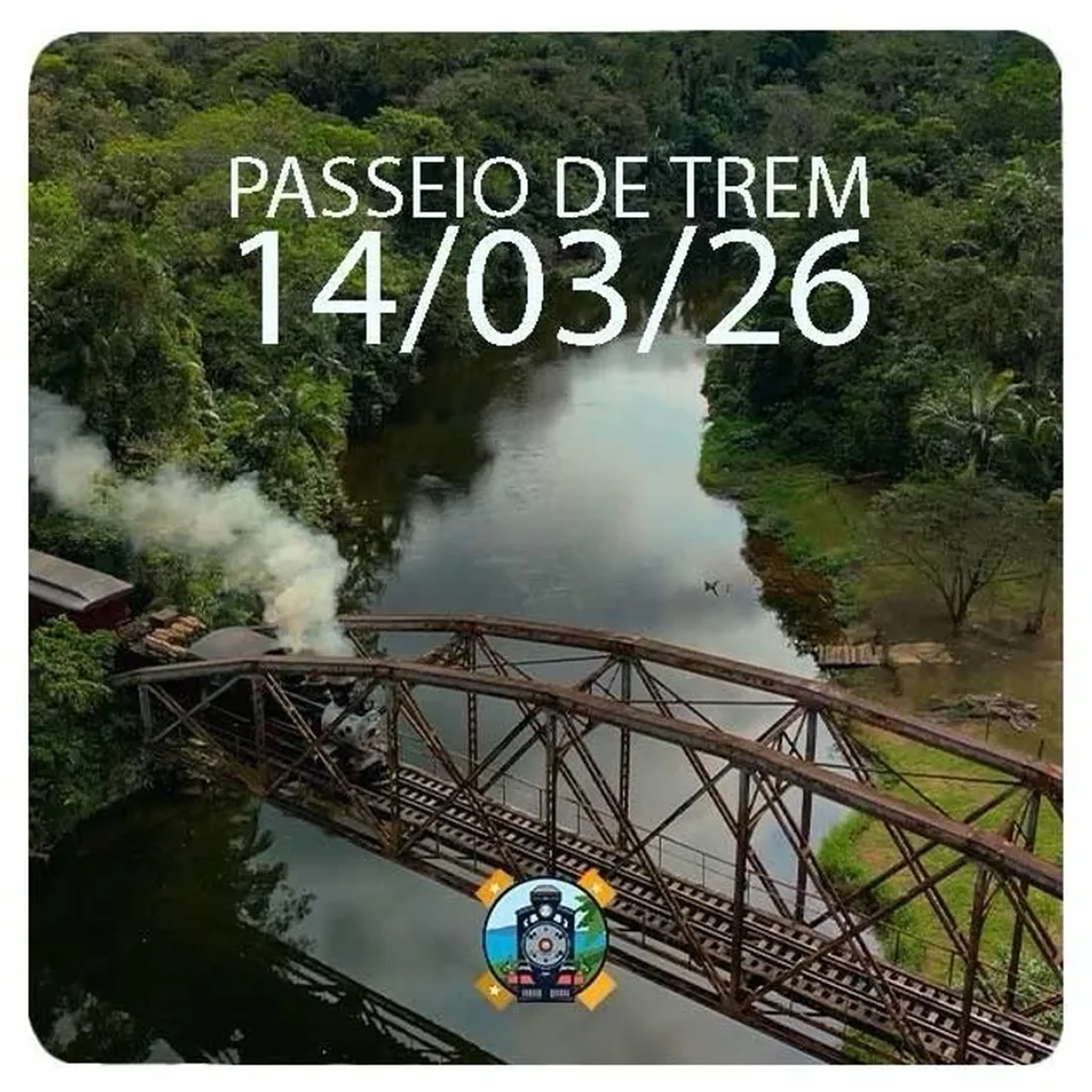 14 03 26 TREM CAIÇARA - com retorno rodoviário imagem