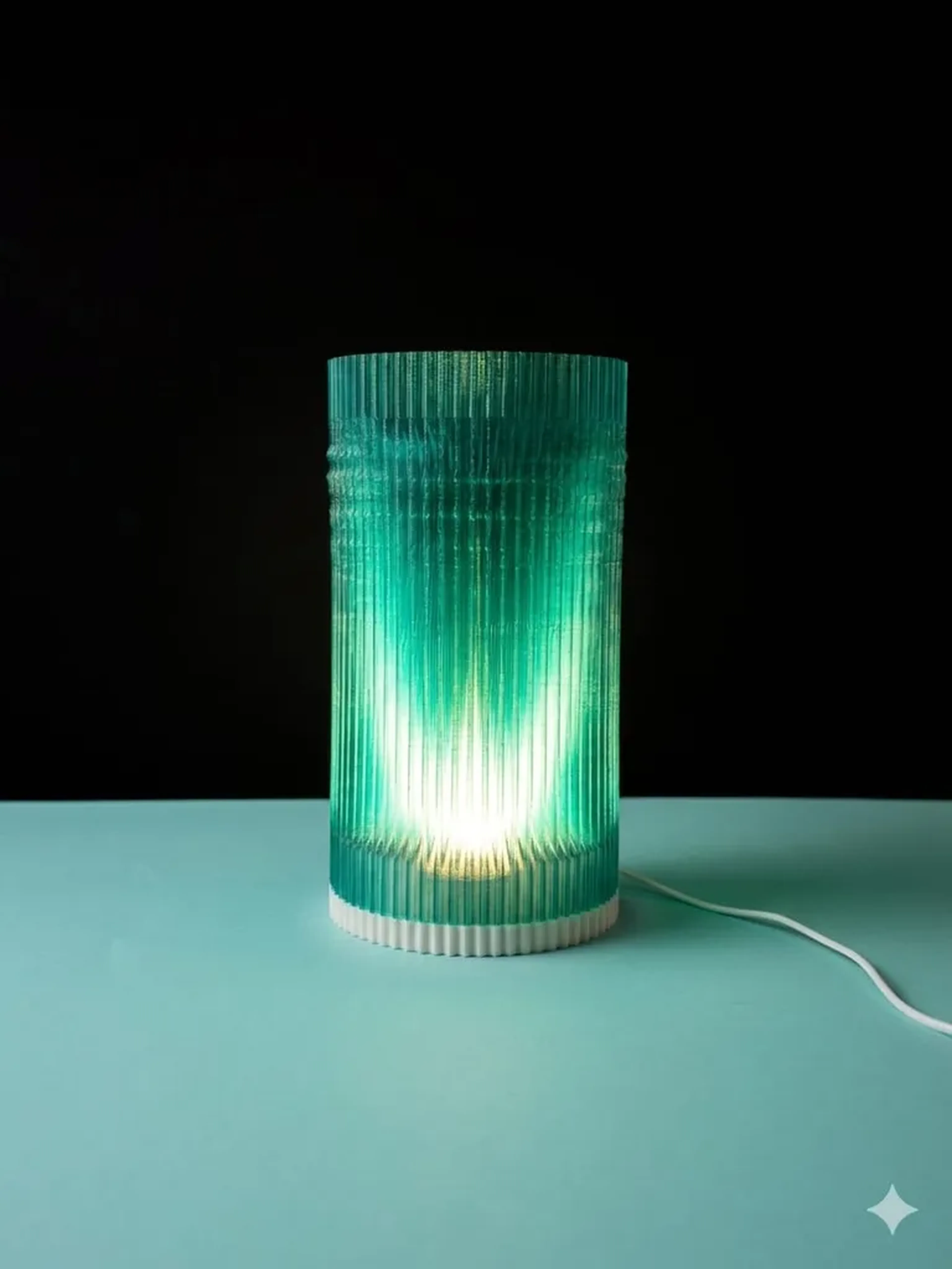 Luminária elegante. Design translúcido sofisticado imagem