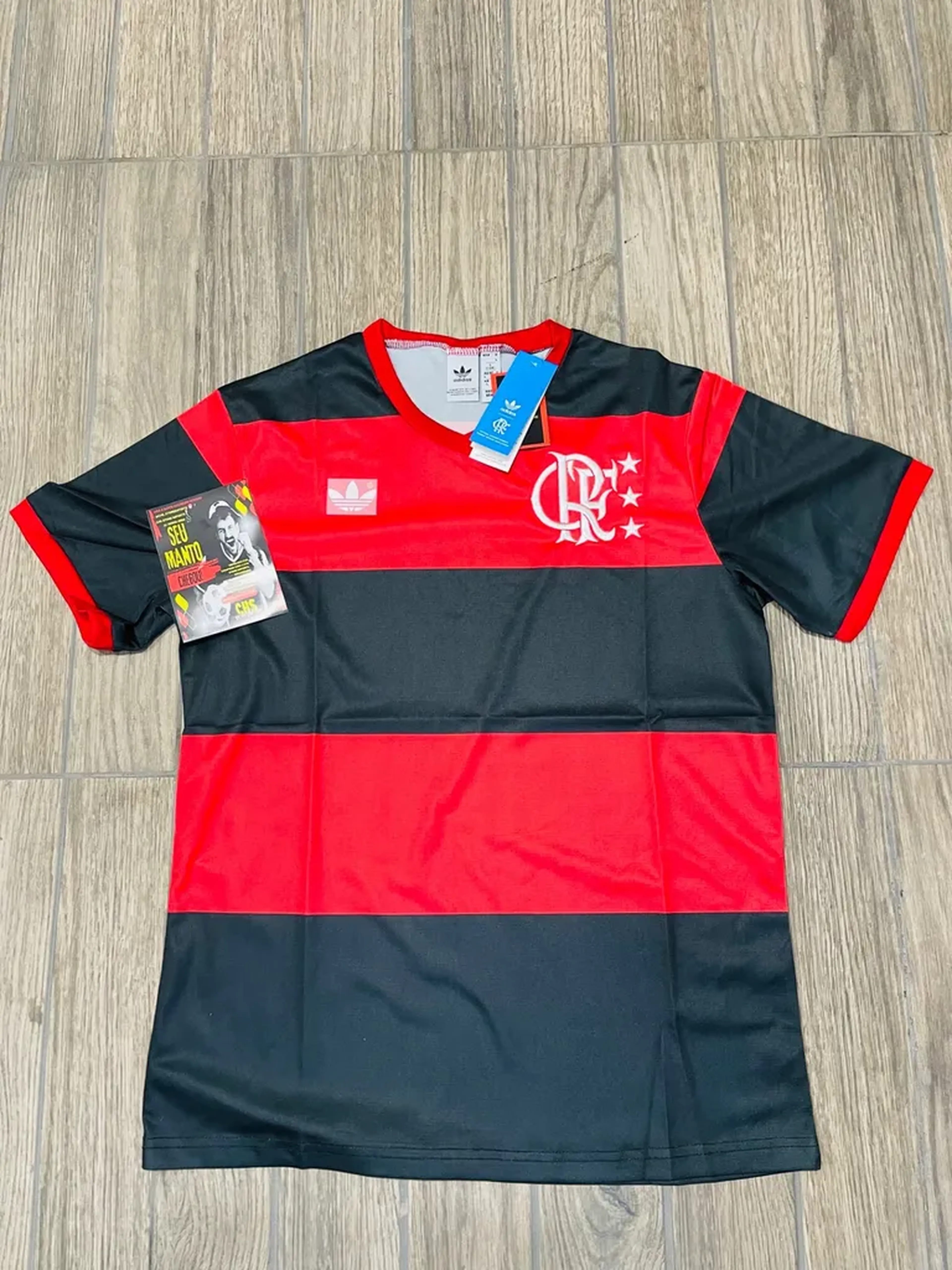 Camisa Flamengo Retrô 80 Anos imagem
