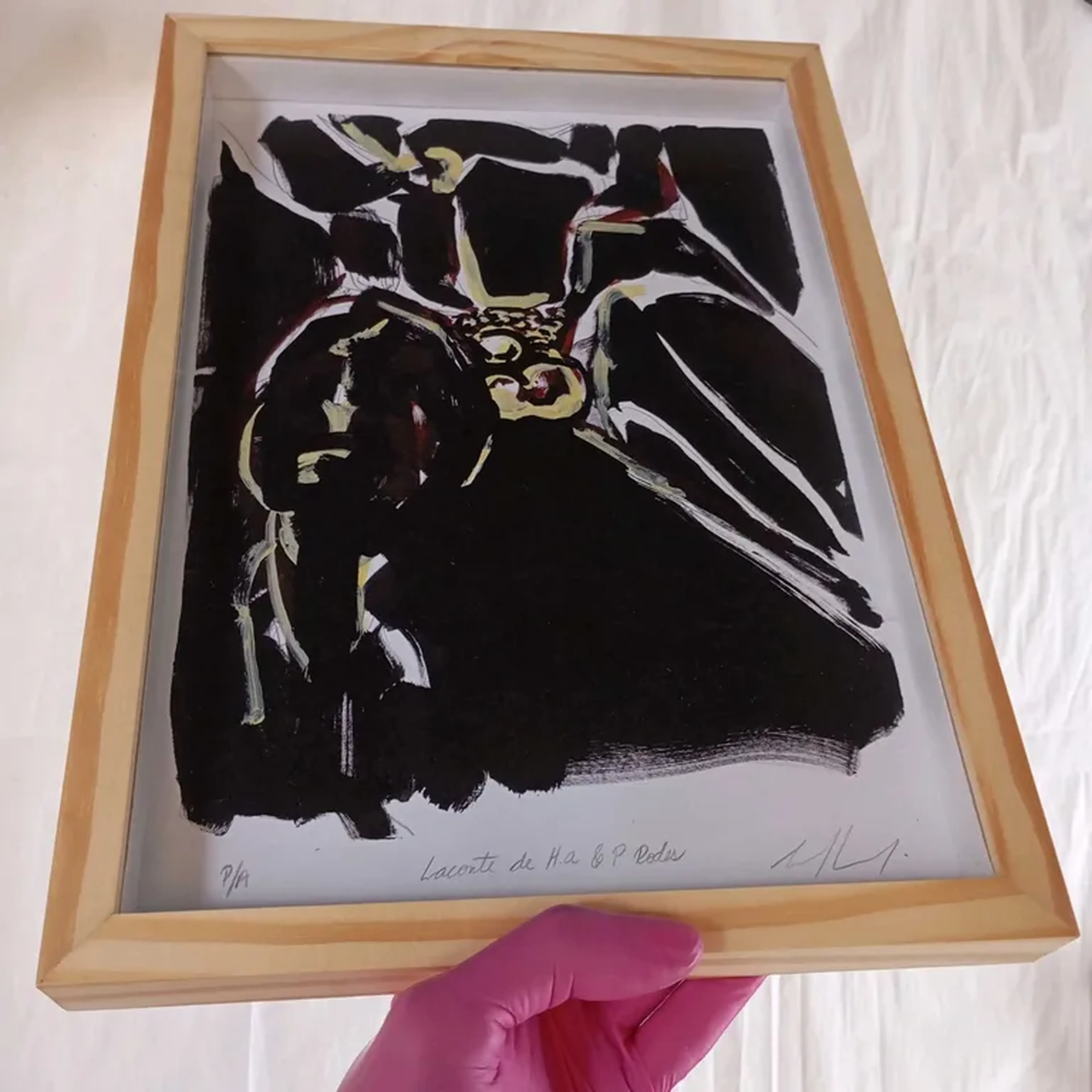 Para 5° C - Laconte des Rodes - 21x30 cm moldura alta imagem