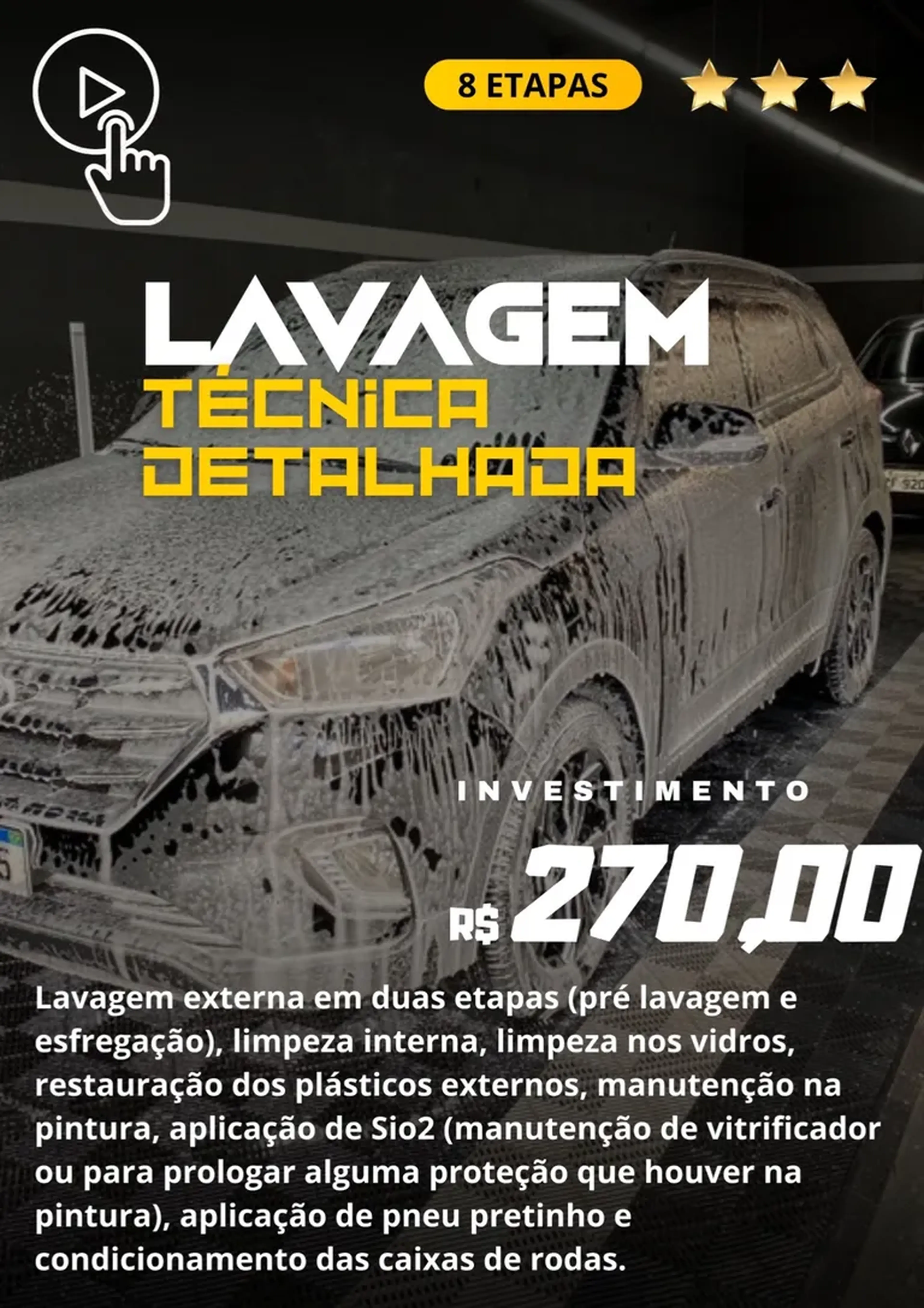 Lavagem técnica detalhada imagem