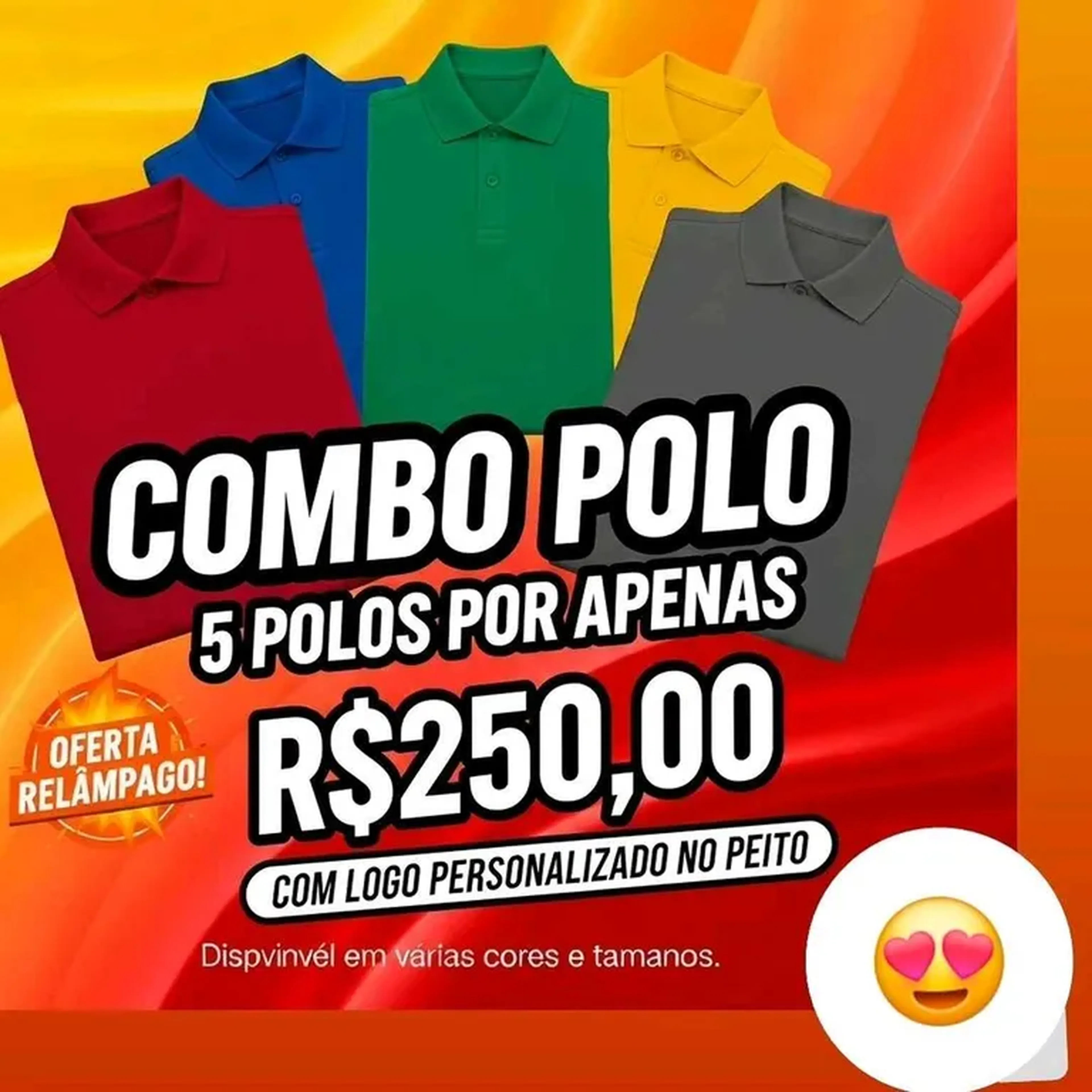 polos com logotipo no peito imagem