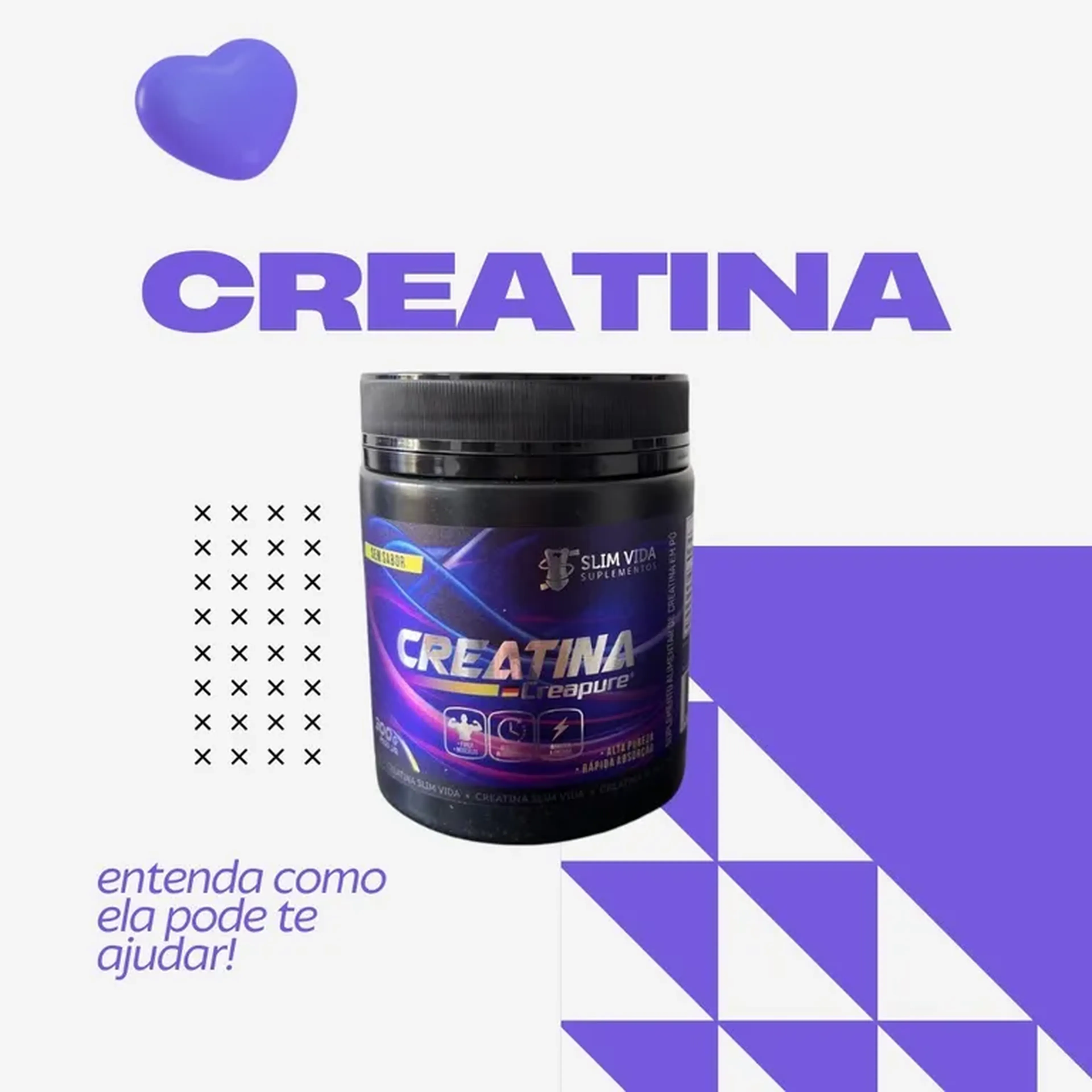 Creatina Slim Vida fer_tky imagem