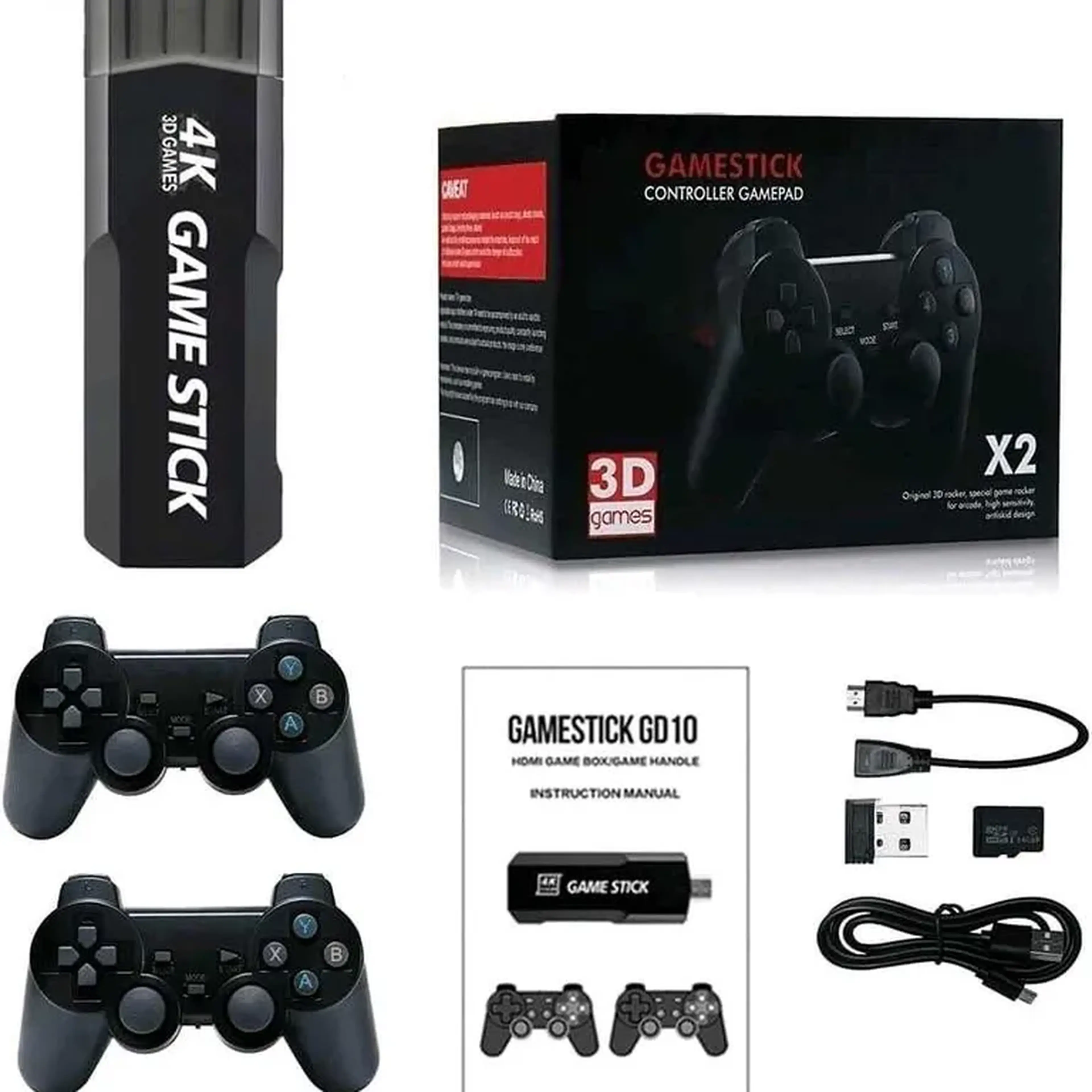 Game Stick 4K Retro Gd10 35.000 Jogos imagem