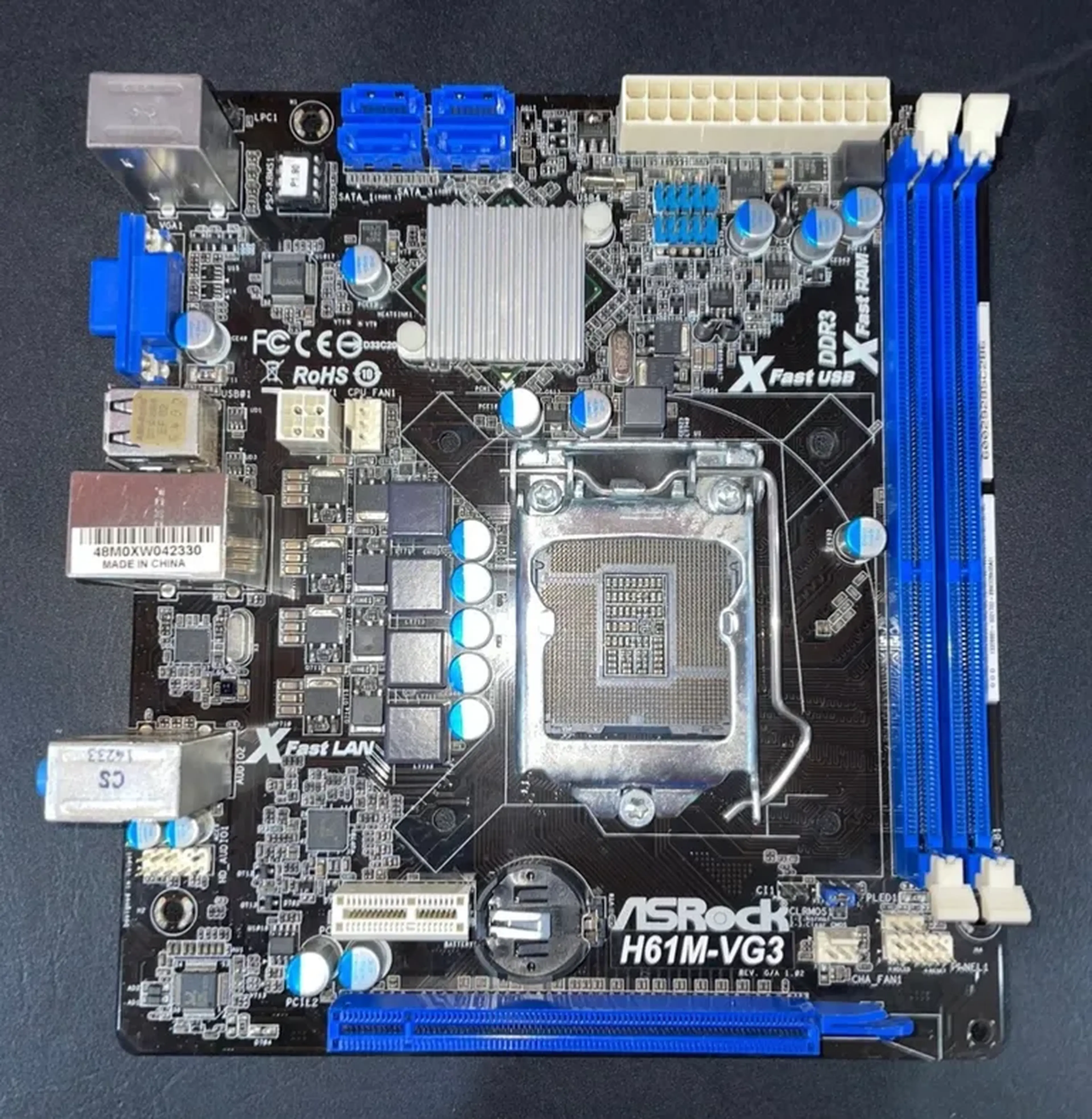 Placa-mãe AsRock H61M-VG3 (Defeito) imagem